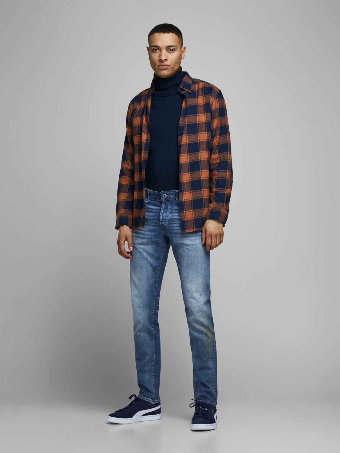 JJIGLENN Jeans - blue denim