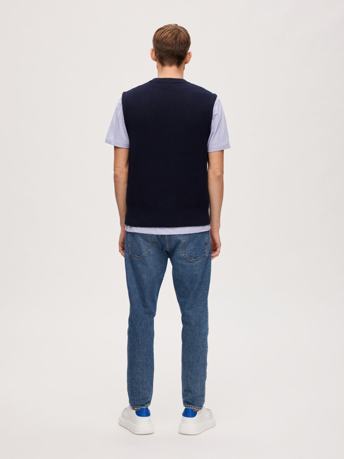 SLHJOEN Pullover - Sky Captain