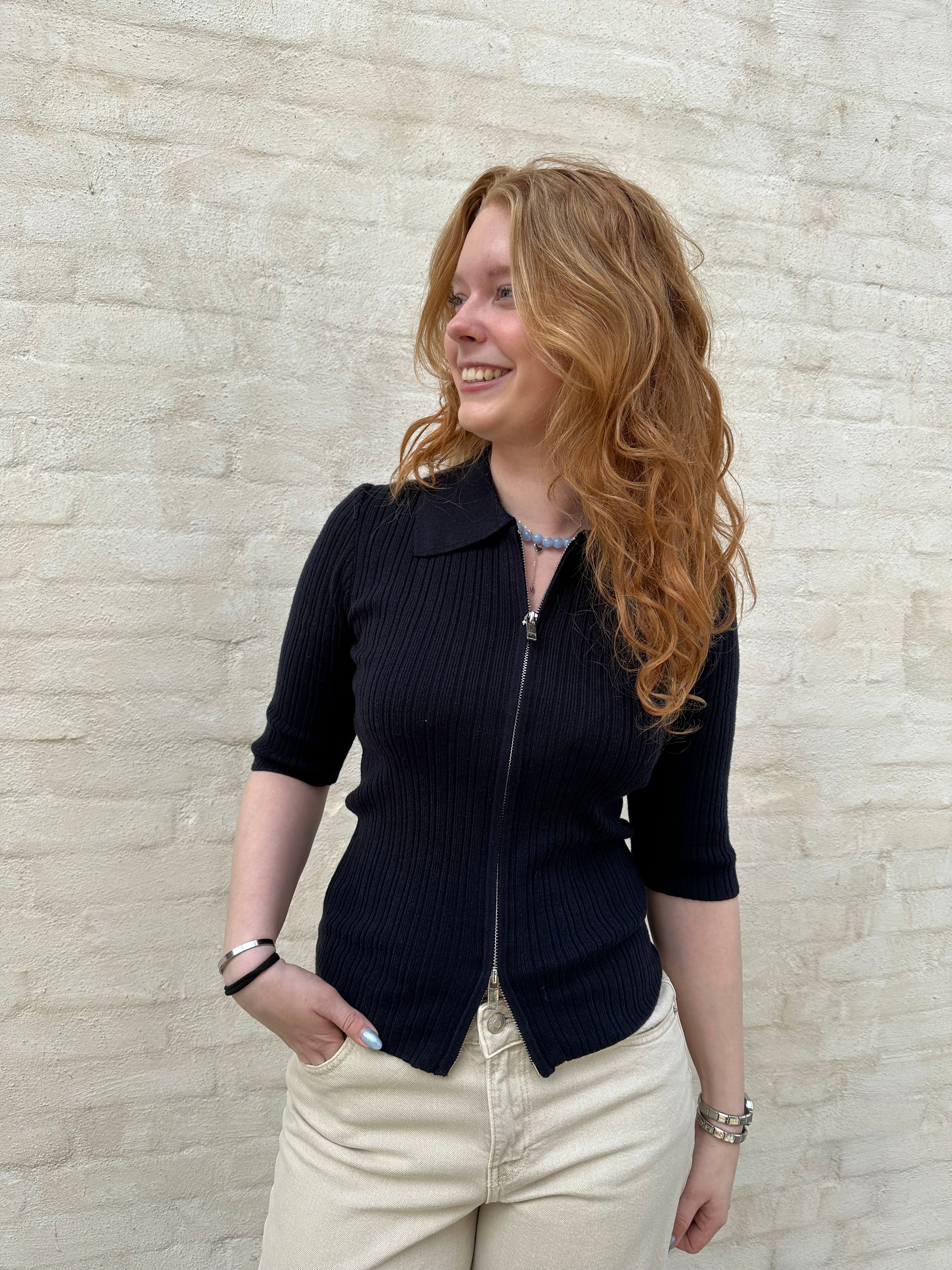 AWHANNA Knitted Cardigan - Night Sky