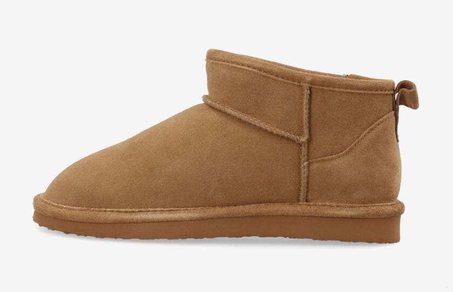 BIASNOW SUEDE BOOTS cognac