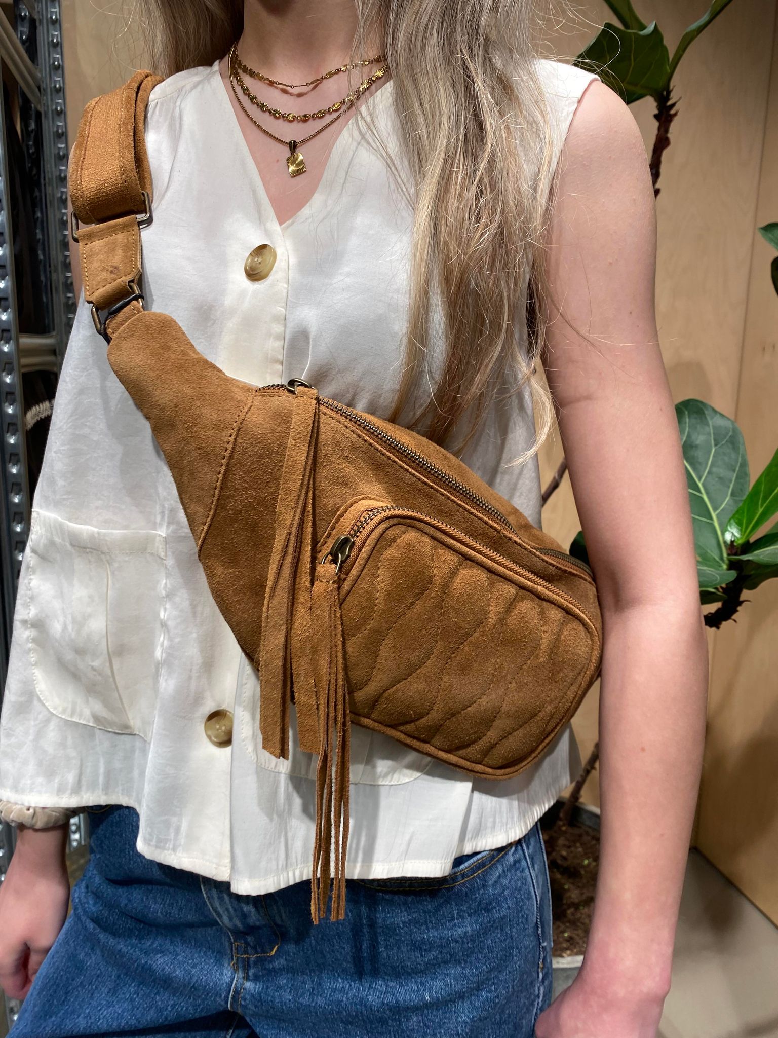 OBJHILARY Bags - Tobacco Brown