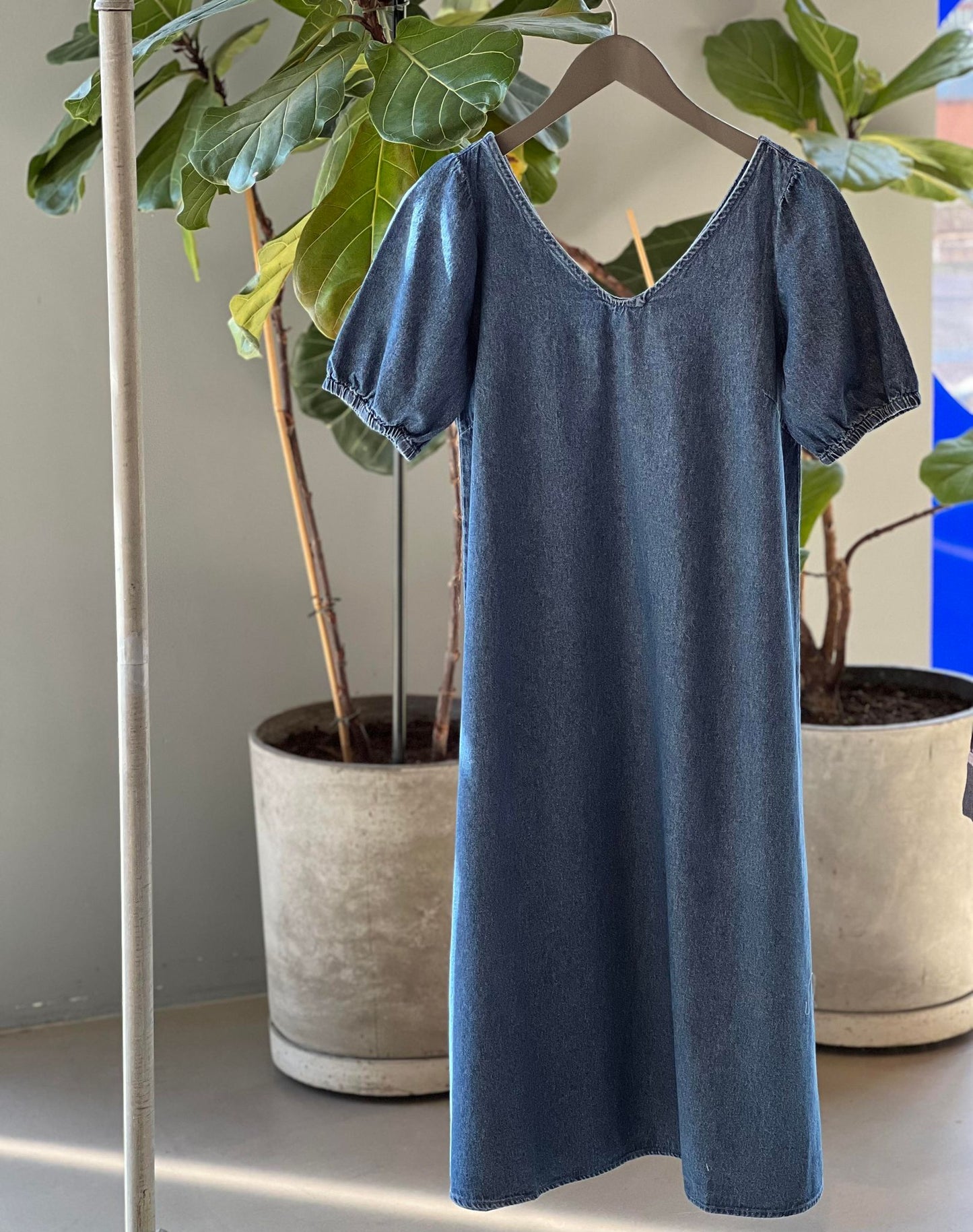 PCAMAG Dress - Medium Blue Denim