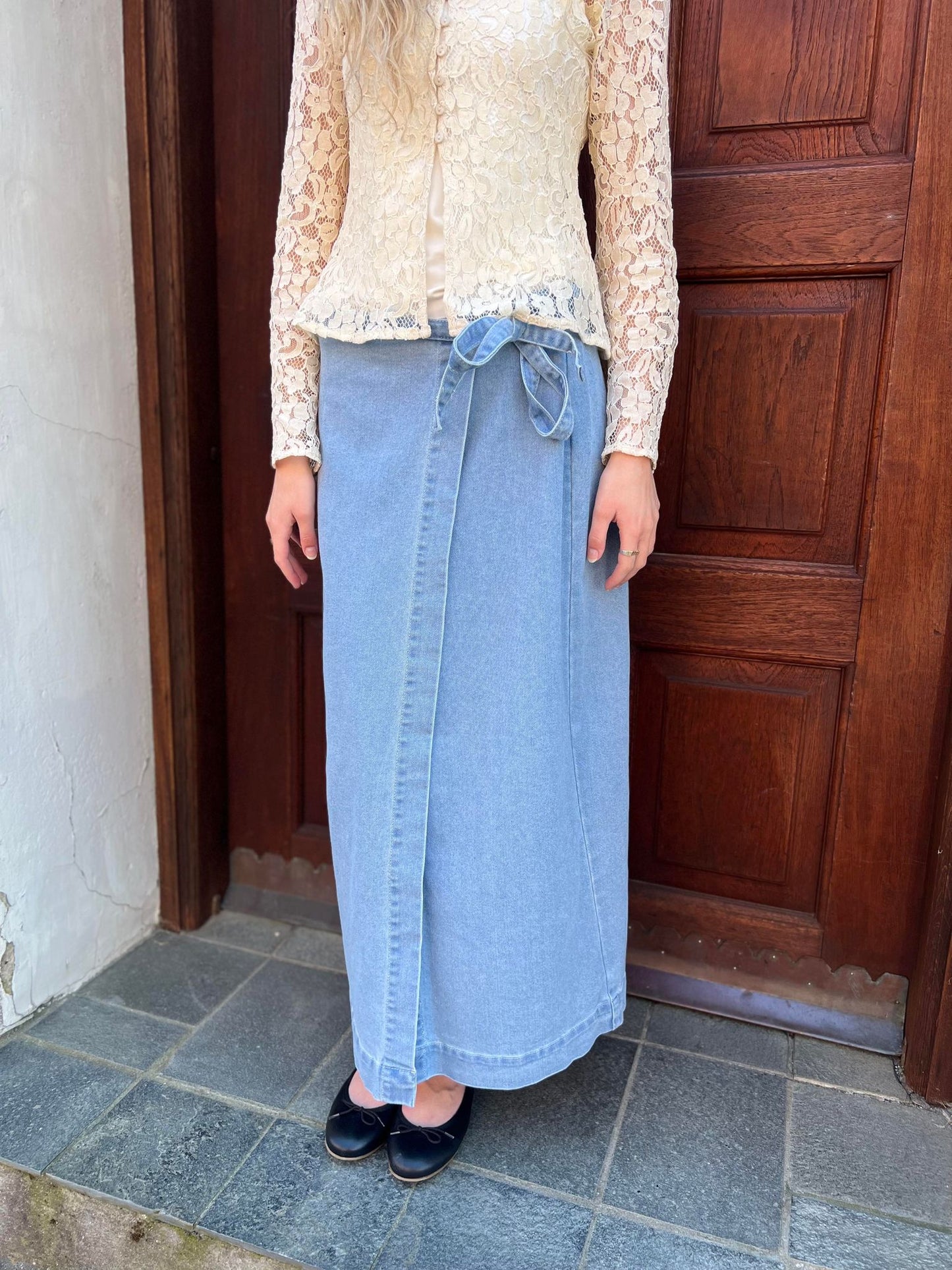 VMZINNIA Skirt - Light Blue Denim