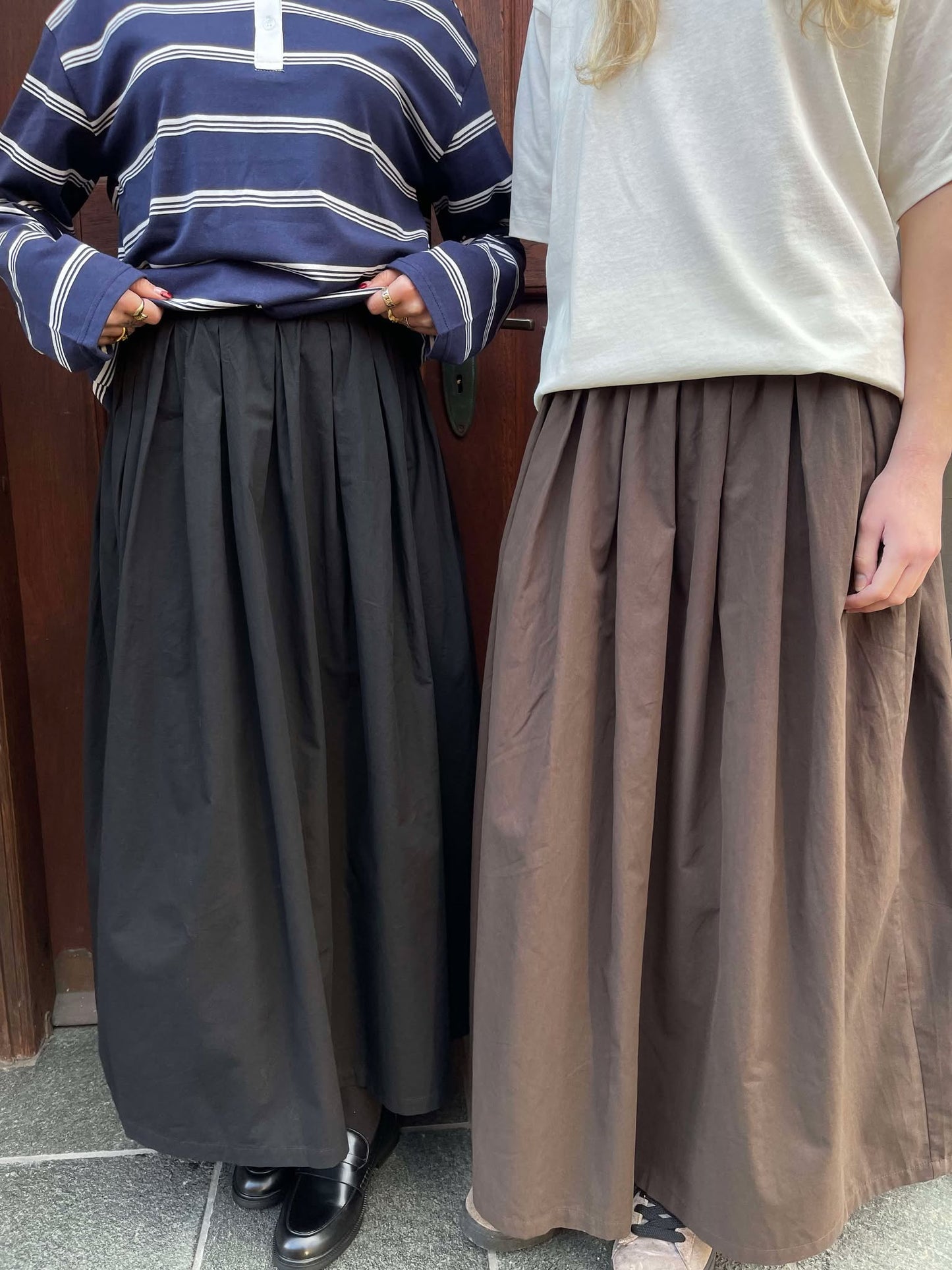 PCJAMALLA Long Skirt - Black