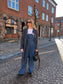 PCFENNA Jeans Overall - Dark Blue Denim