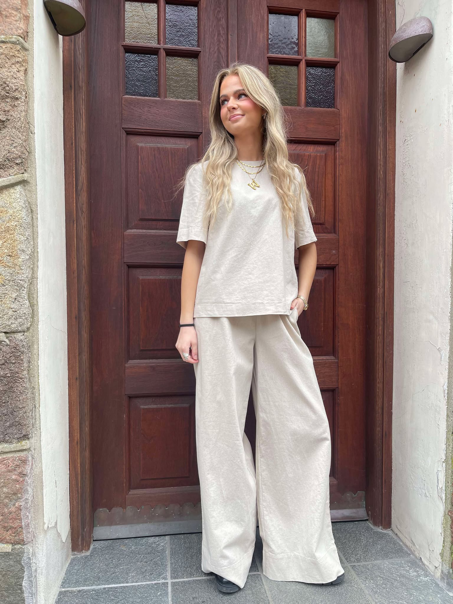 OBJVIGGO Trousers - Humus