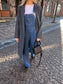 PCFENNA Jeans Overall - Dark Blue Denim