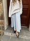 JXAVA Long Skirt - Cashmere Blue