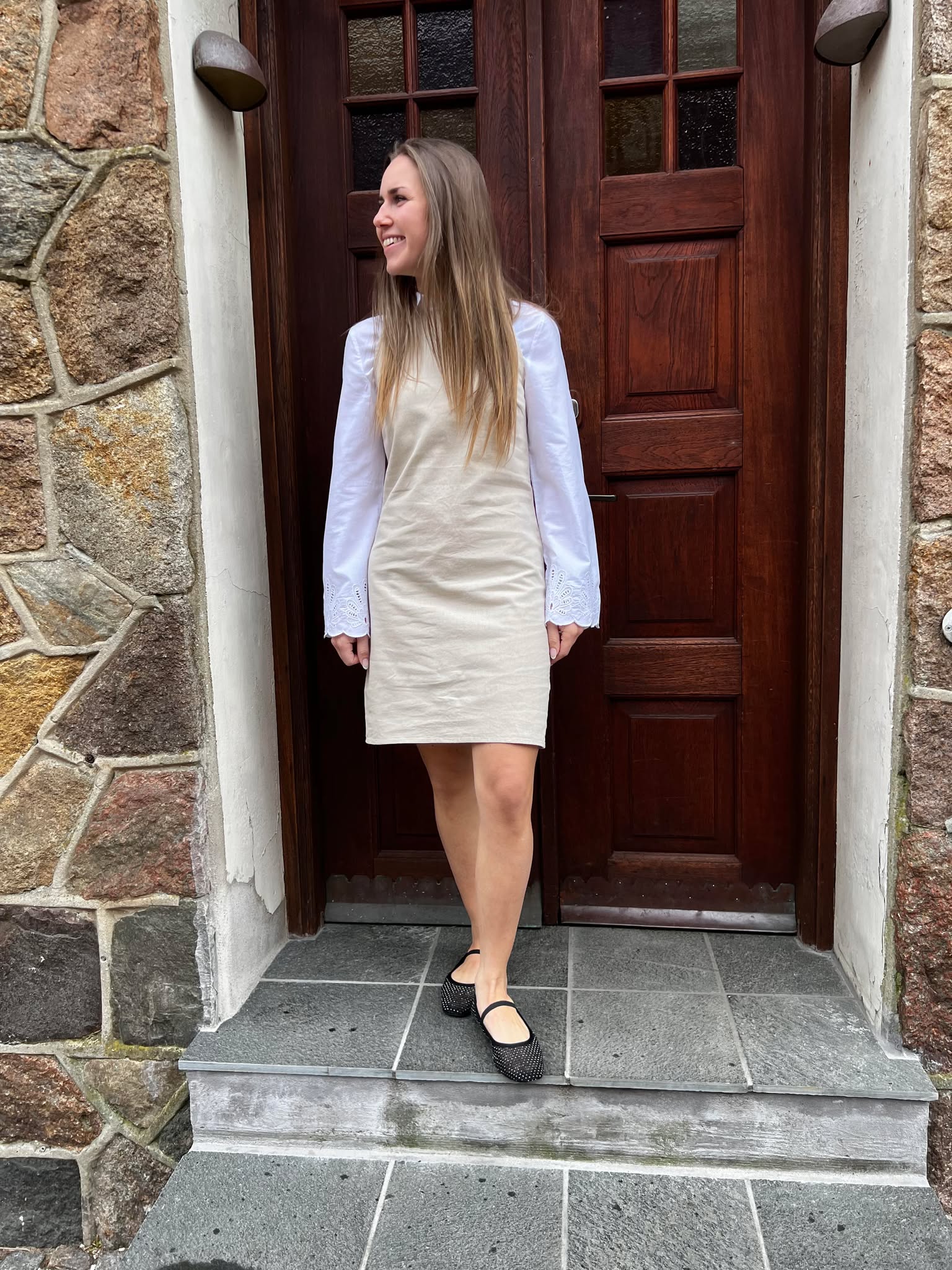 OBJVIGGO Short Dress - Humus