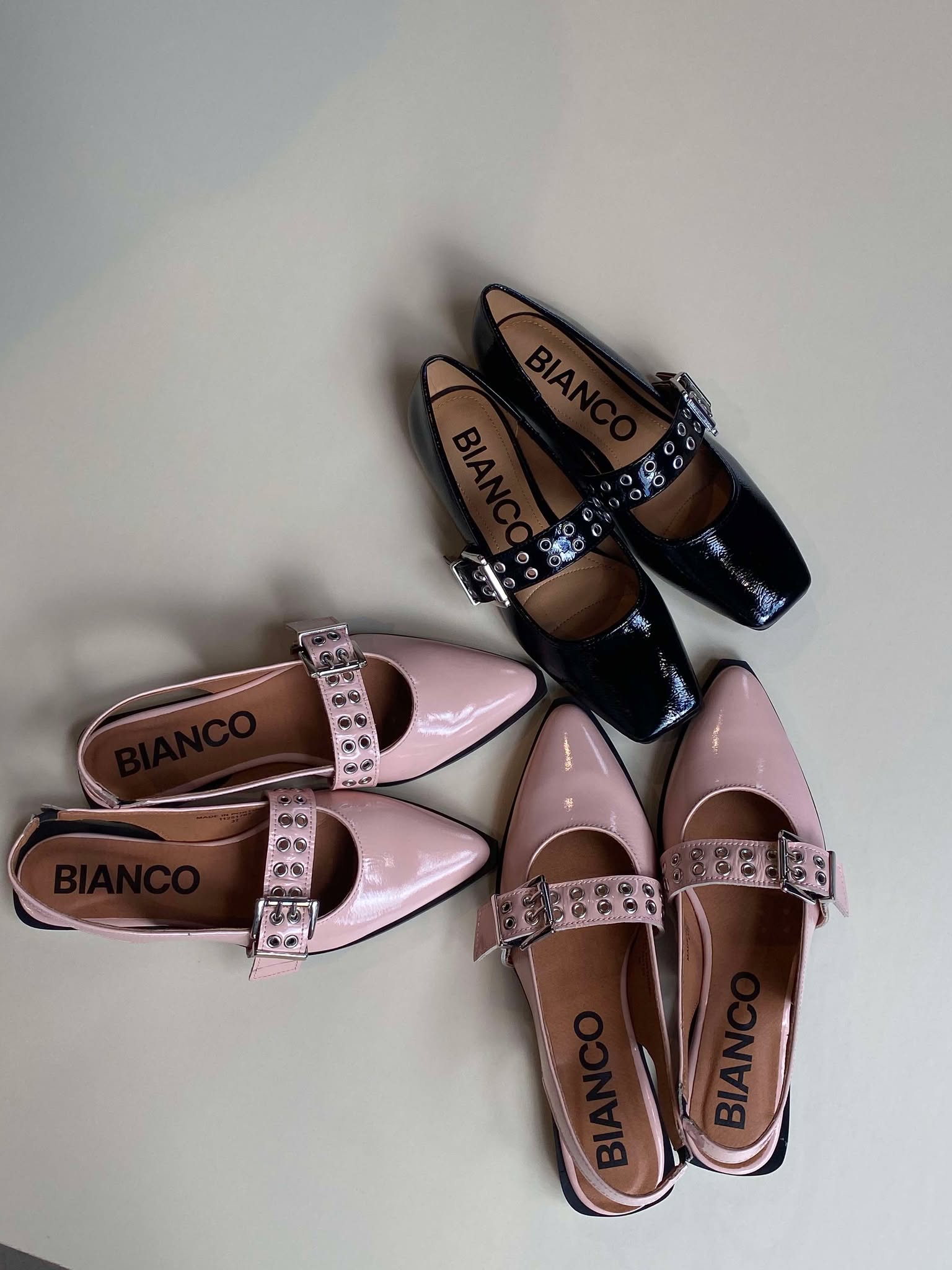 BIANCO VICTORIA SLINGBACKS - dusty pink
