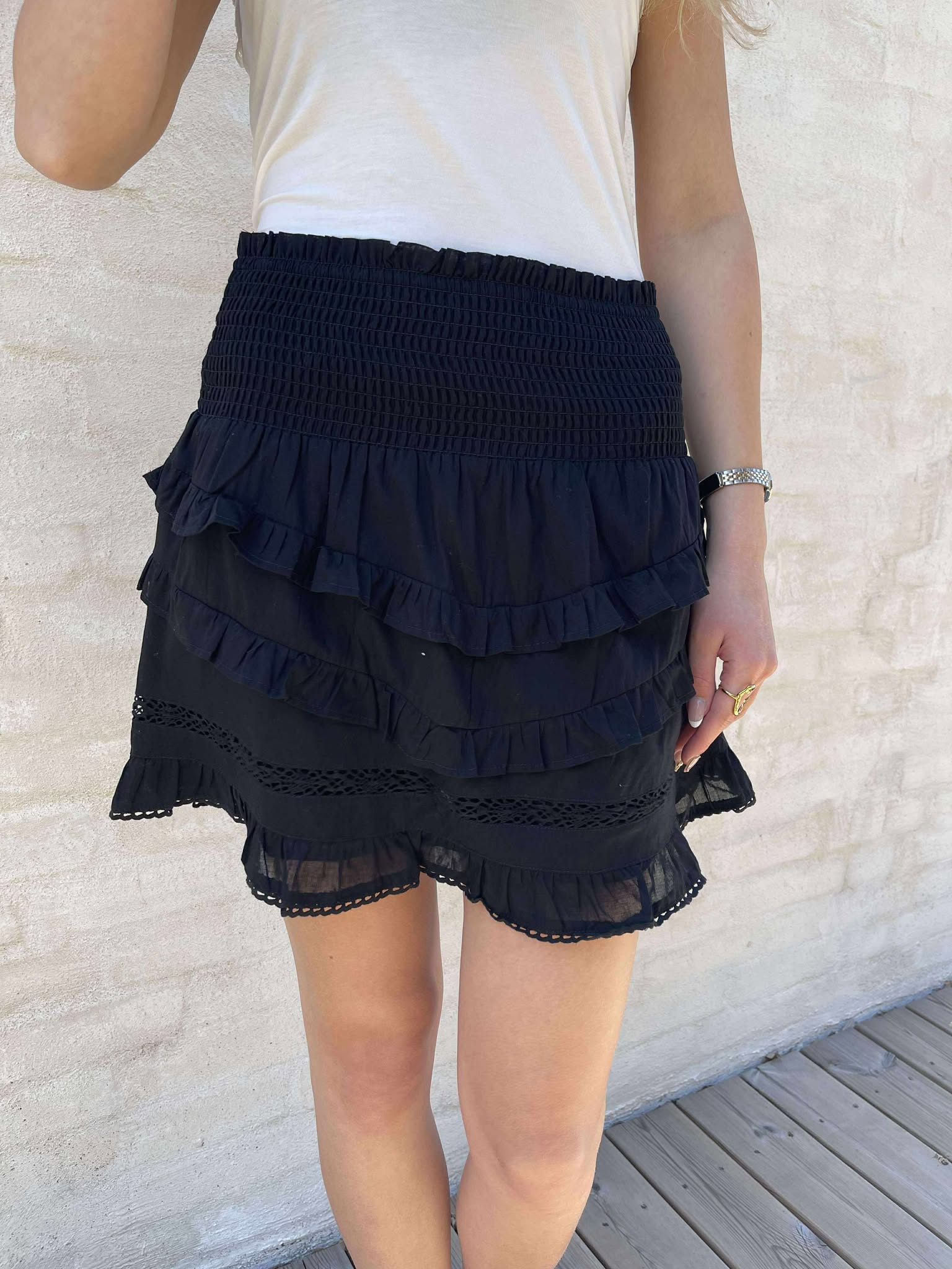 ONLJASMIN Short Skirt - Black