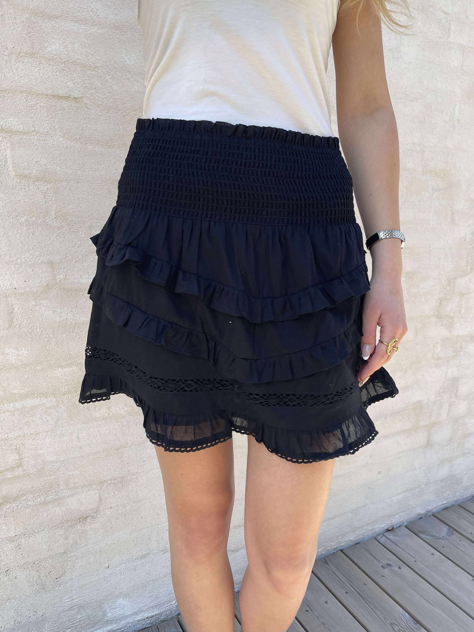 ONLJASMIN Short Skirt - Black