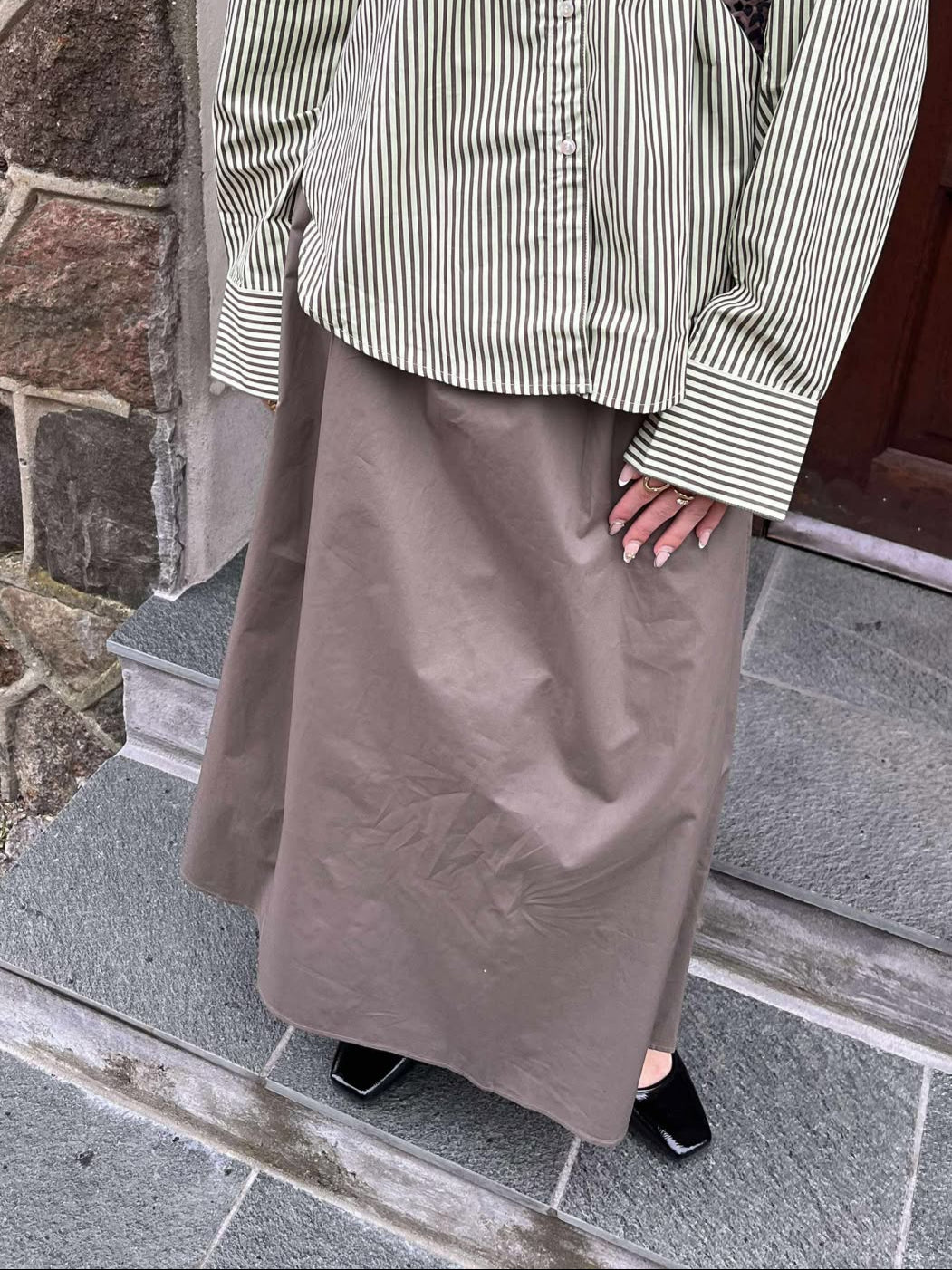 VISOPHIE Long Skirt - Falcon