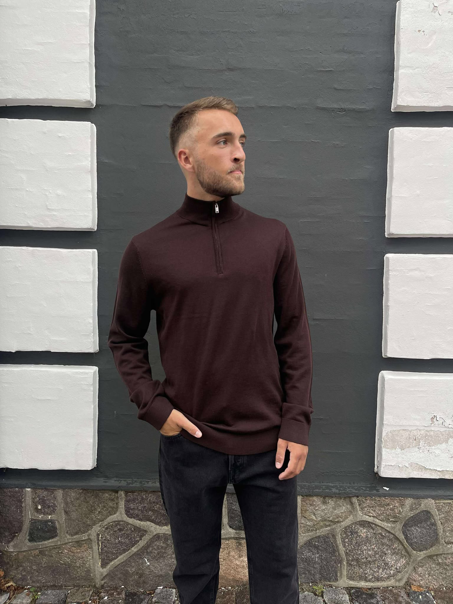 SLHTRAY Pullover - Demitasse