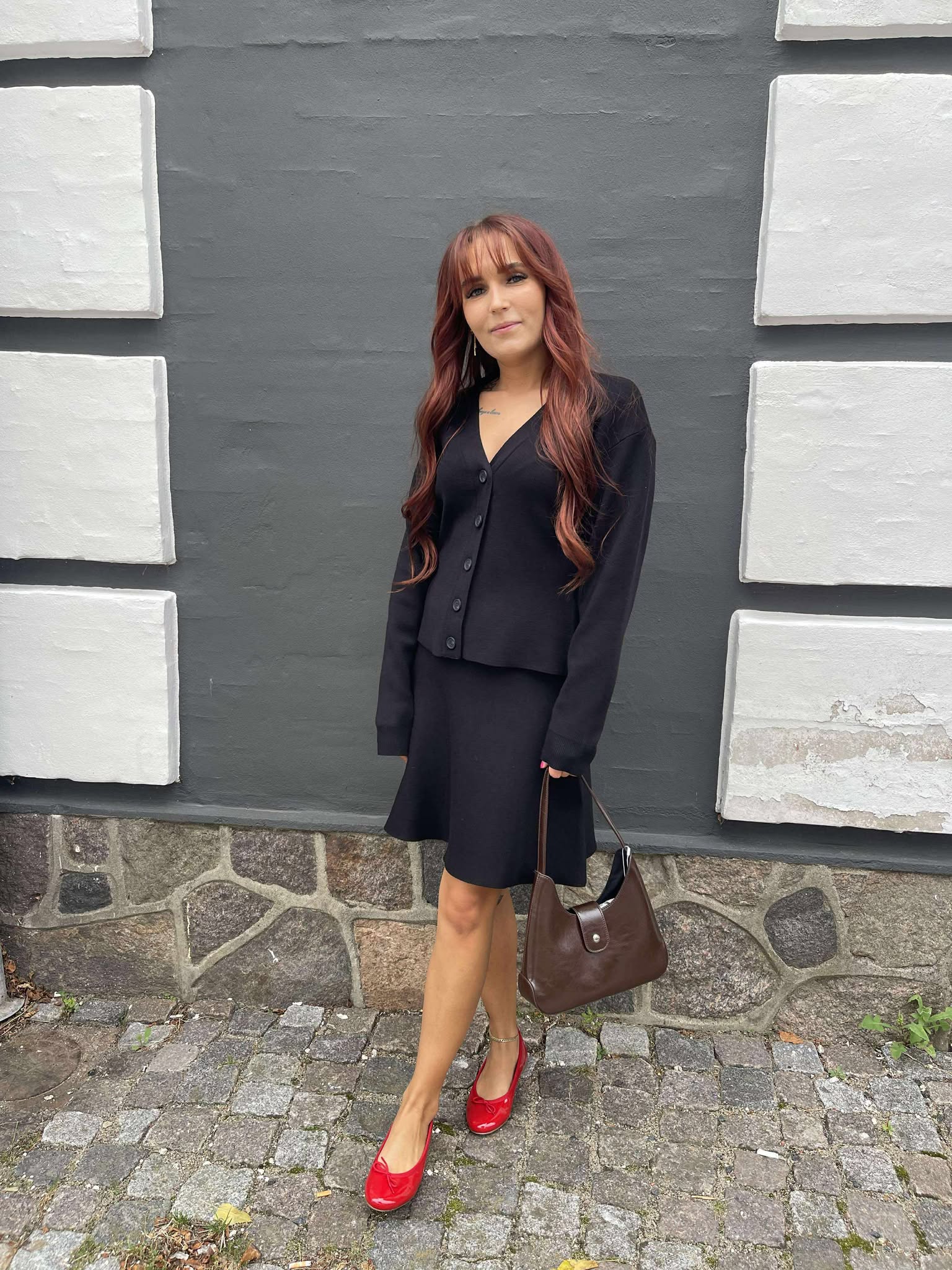 OBJREYNARD Knit Cardigan - Black