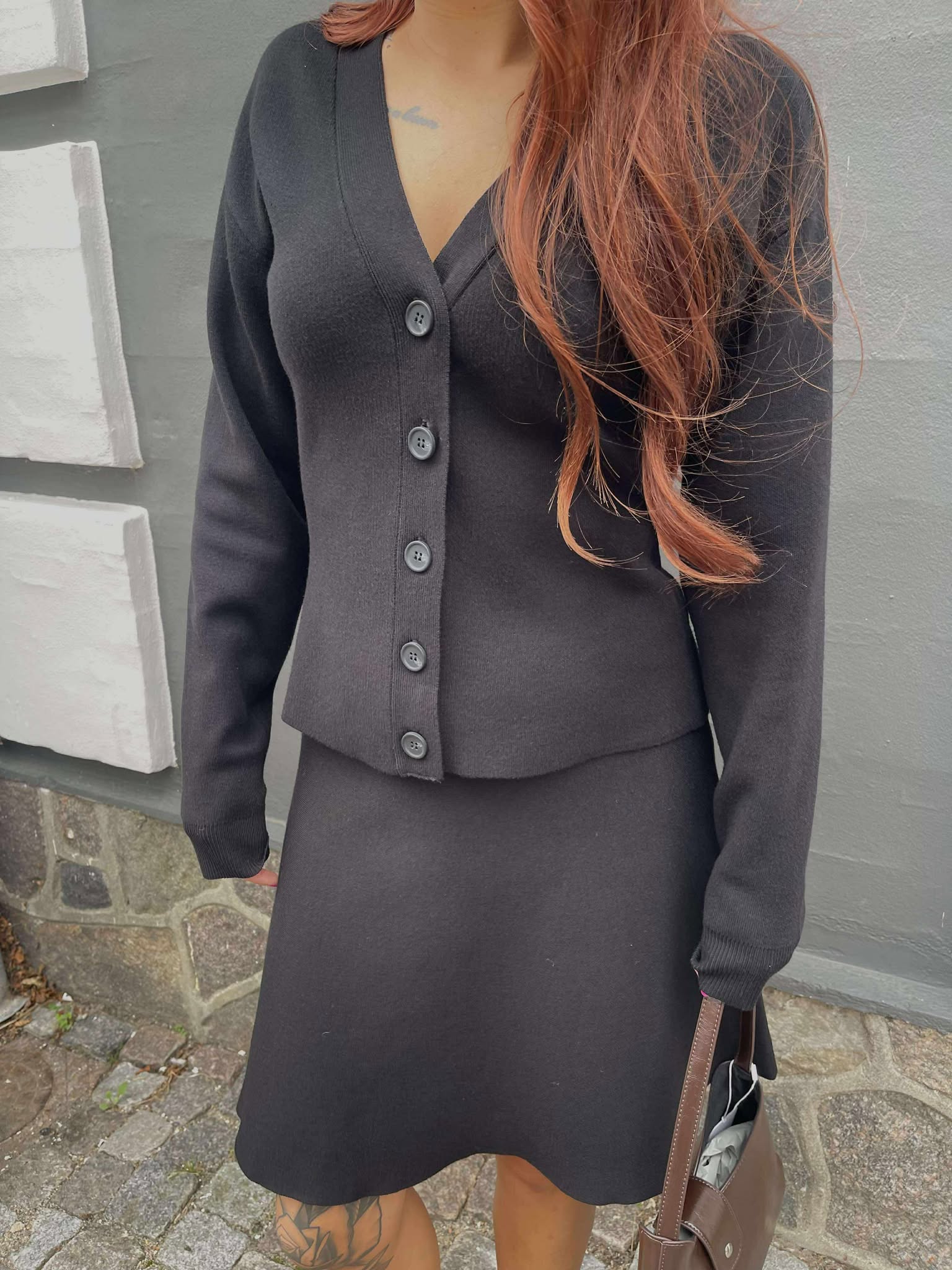 OBJREYNARD Short Skirt - Black