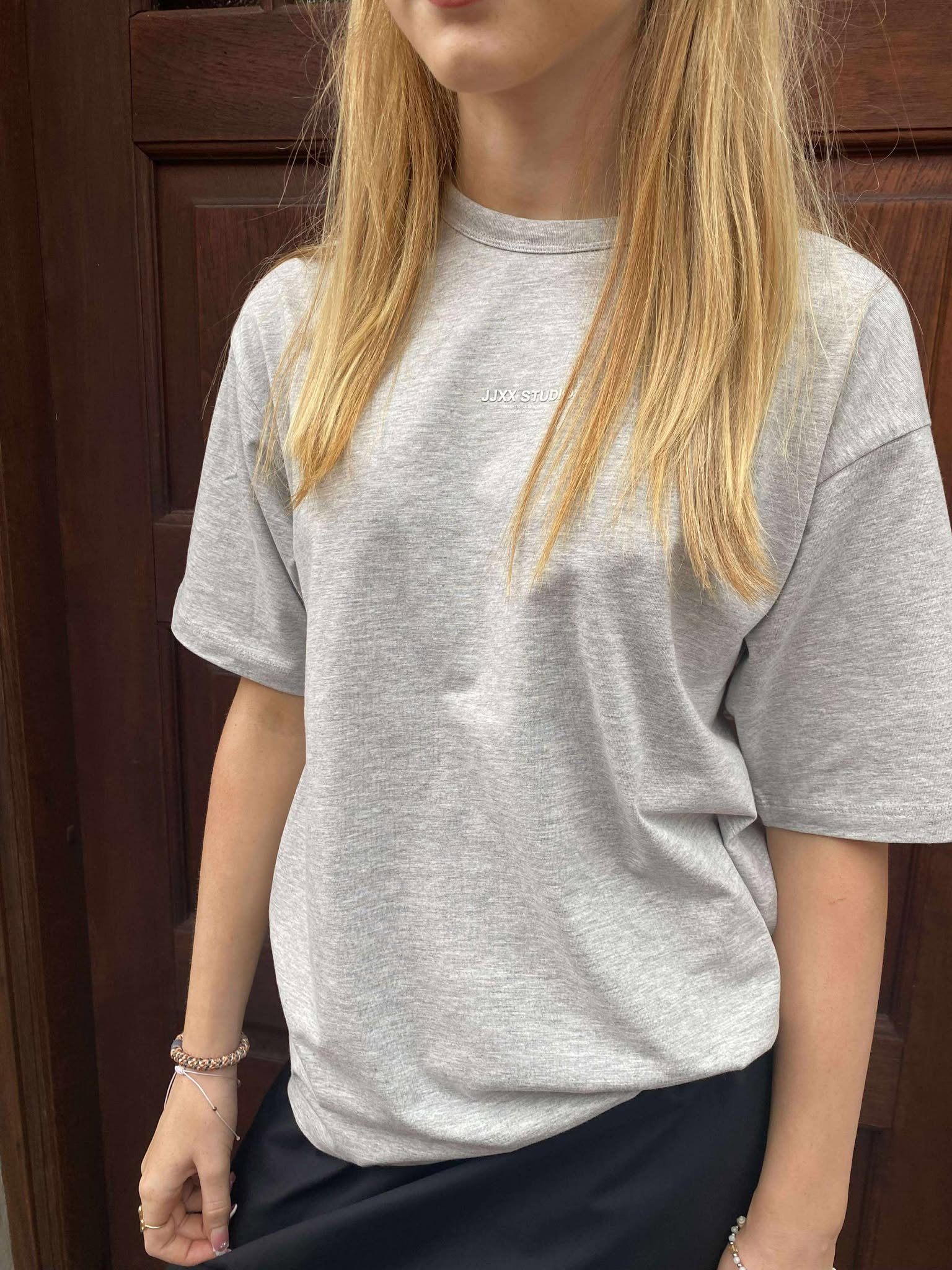 JXSTUDIO T-Shirt - Light Grey Melange