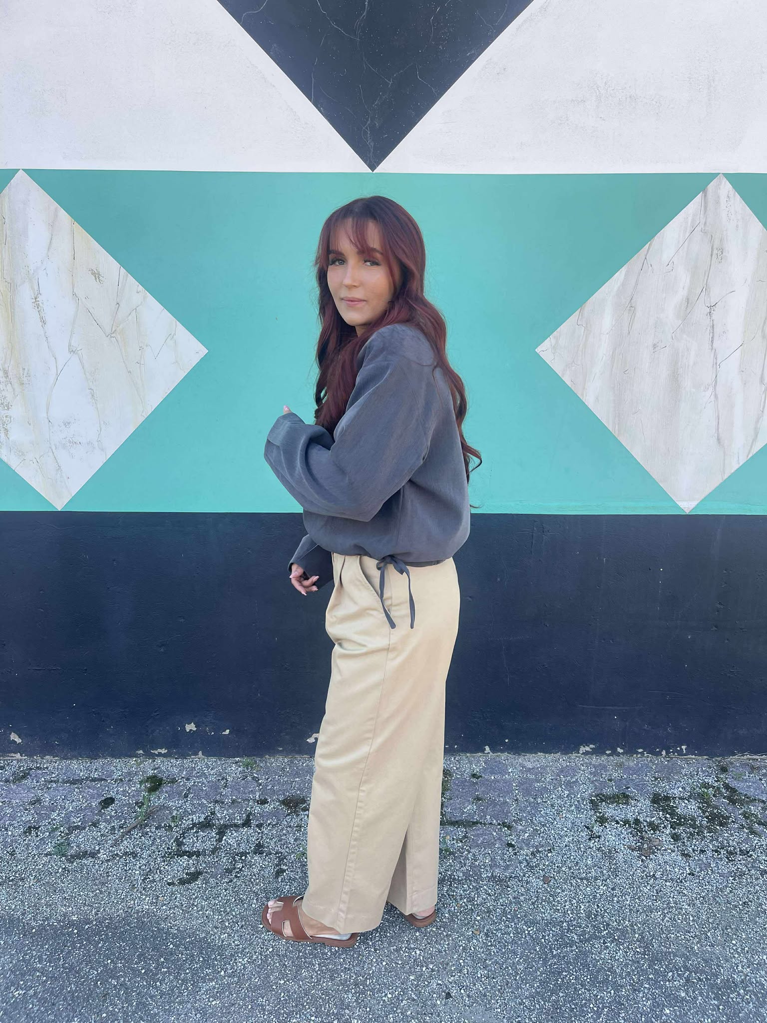 OBJSIGRID Blazer - Medium Grey Melange