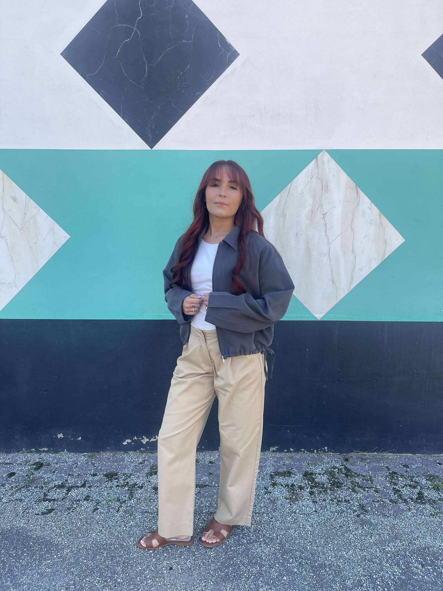 OBJSIGRID Blazer - Medium Grey Melange