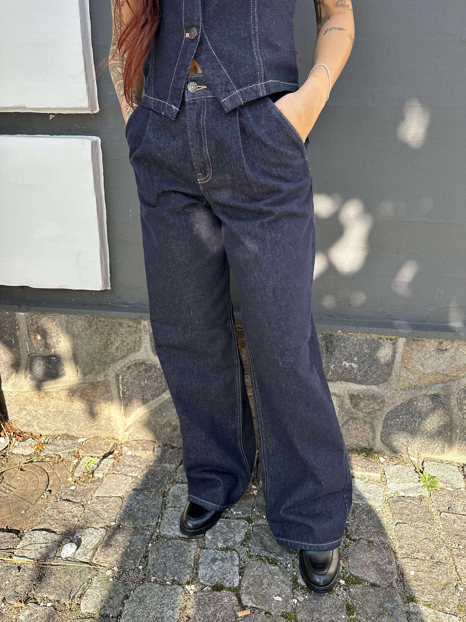 JXTOKYO Jeans - Dark Blue Denim