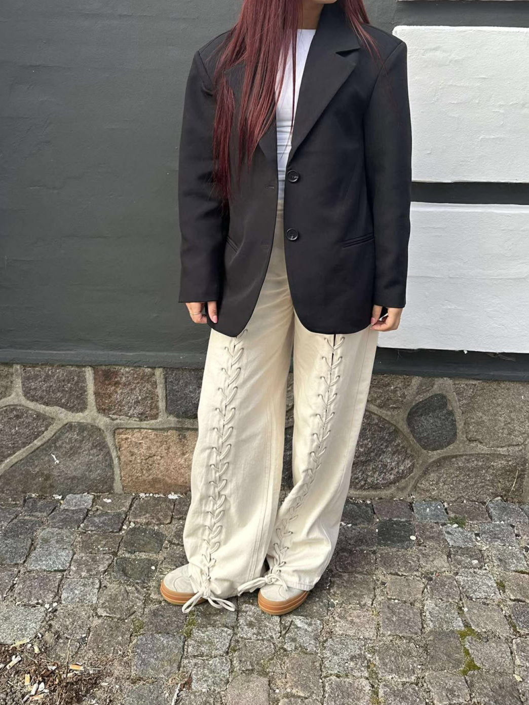 JXAYA Trousers - Ecru