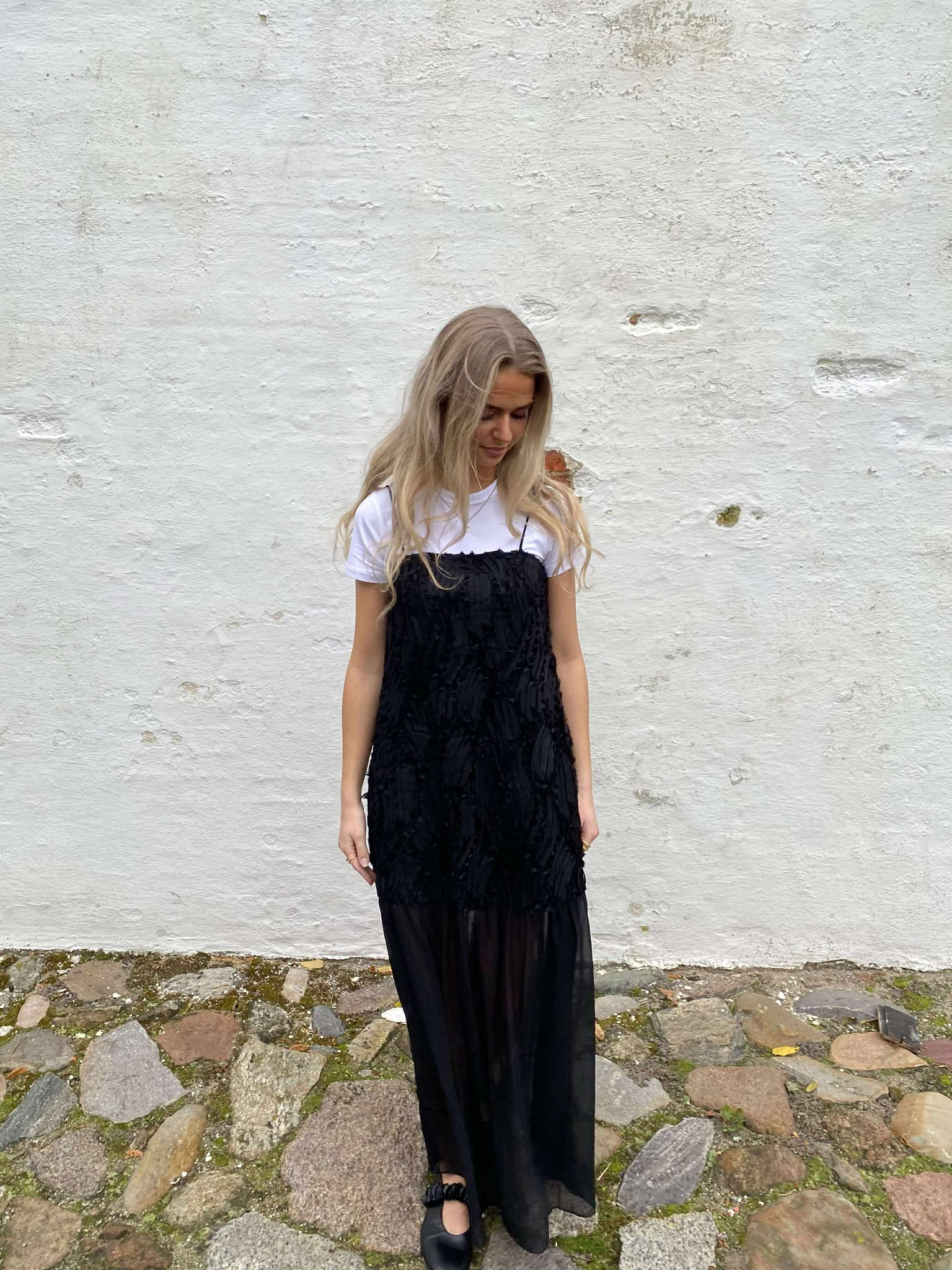 VISILLA Long Dress - Black