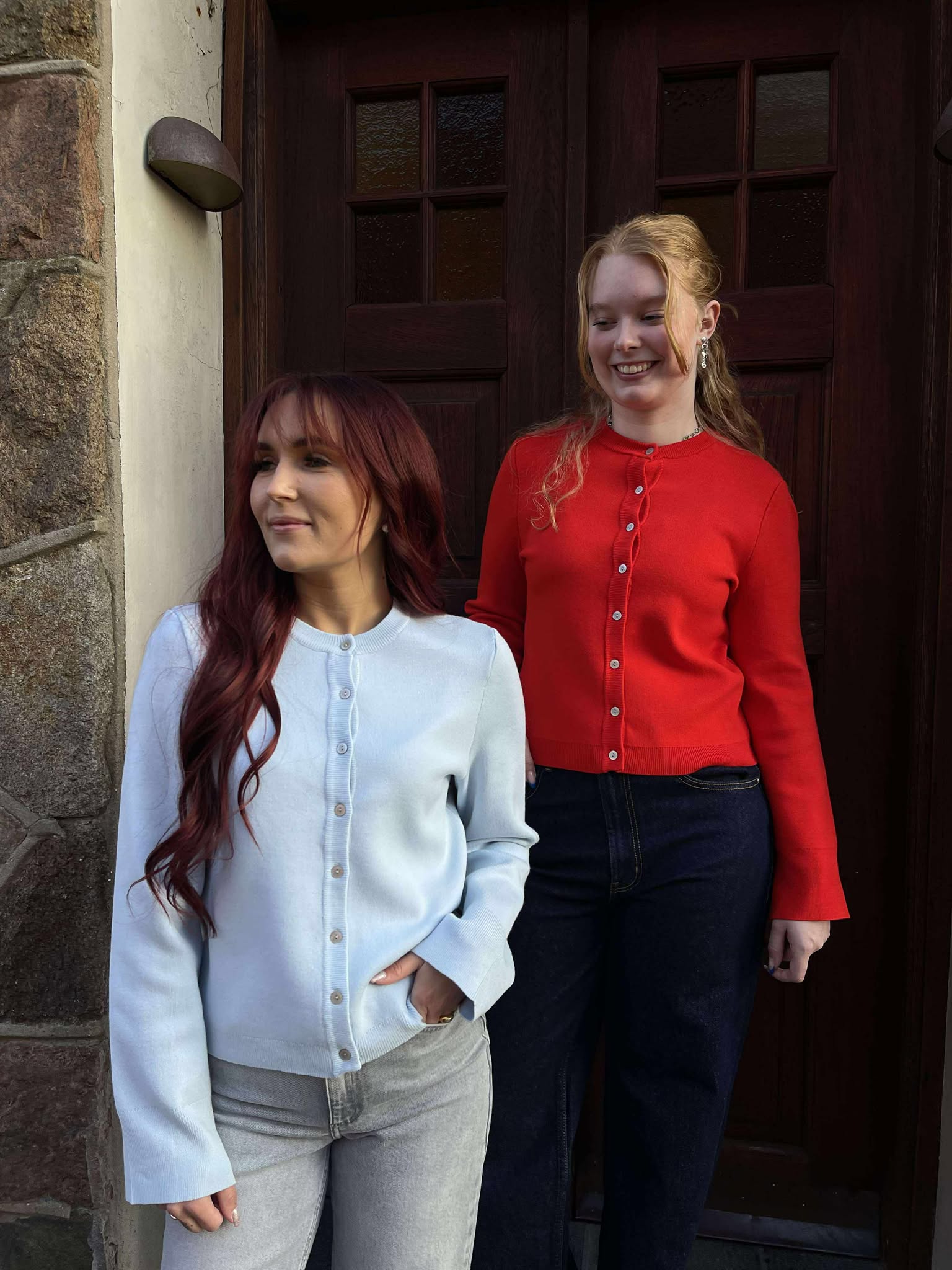 YASELENA Knit Cardigan - Skyway