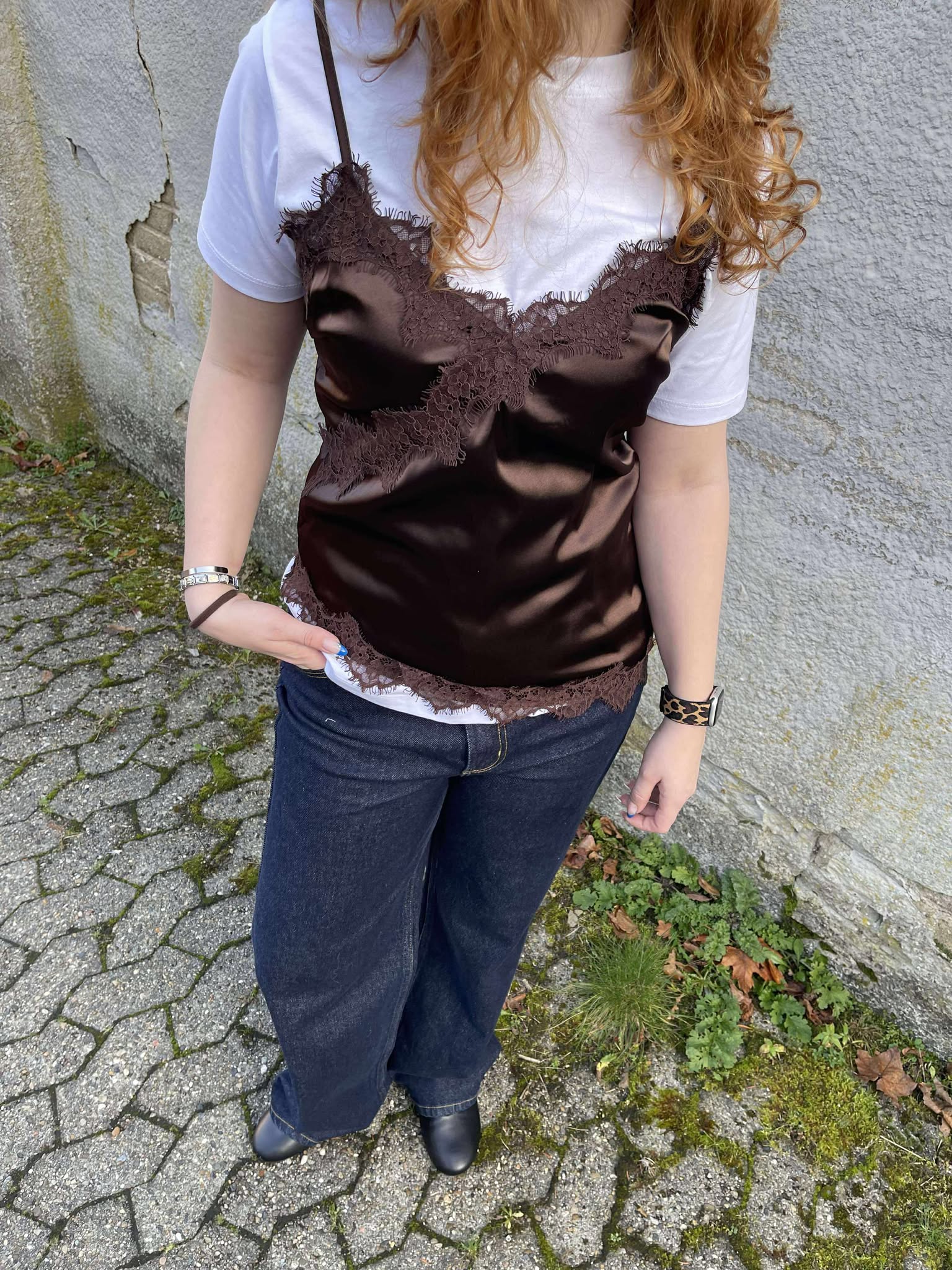 NMSOFIE Top - Chocolate Brown