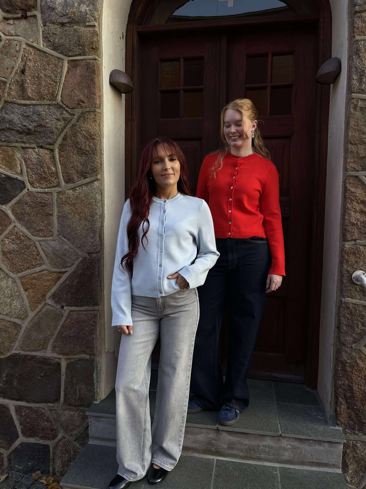 YASELENA Knit Cardigan - Skyway