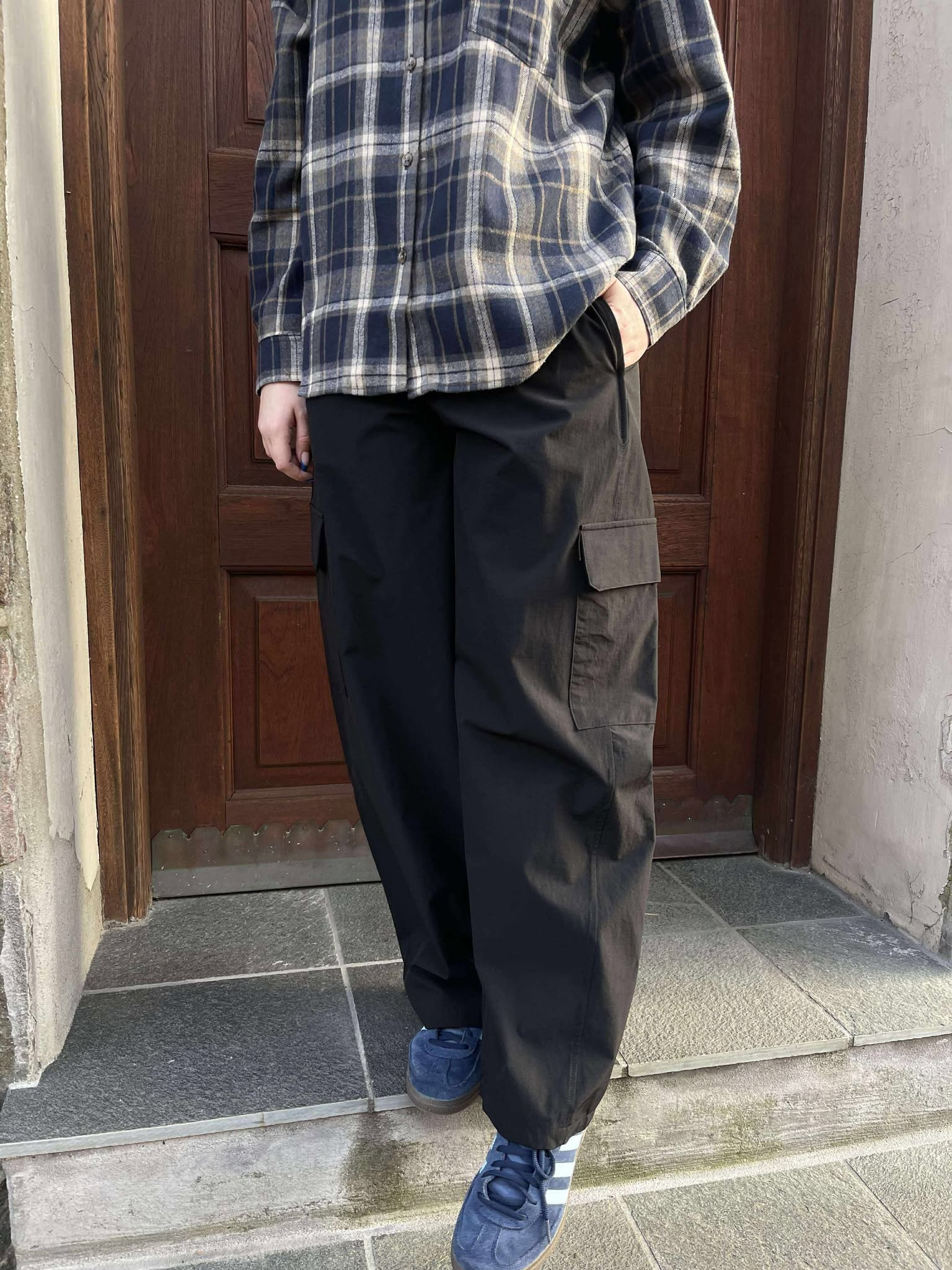 NMKIRBY Cargo Trousers - Black