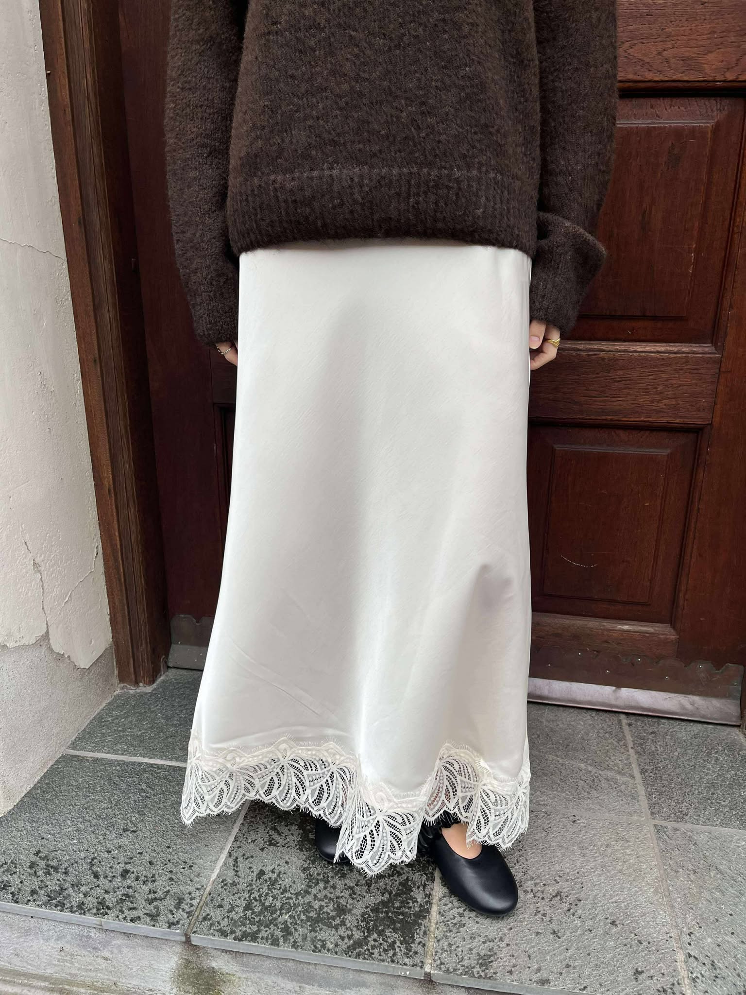 VILEA Long Skirt - Birch