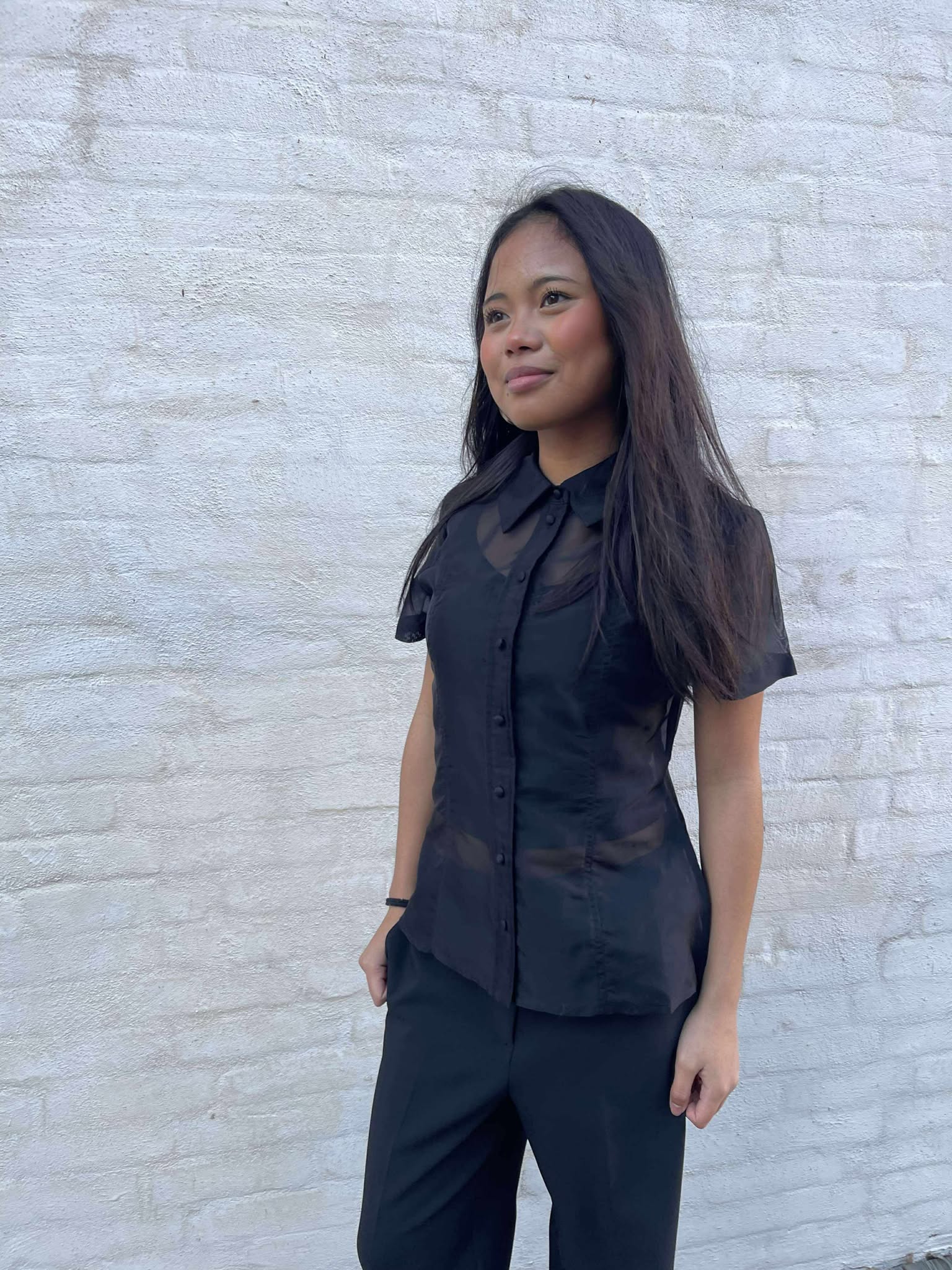 PCNULLE Shirt - Black