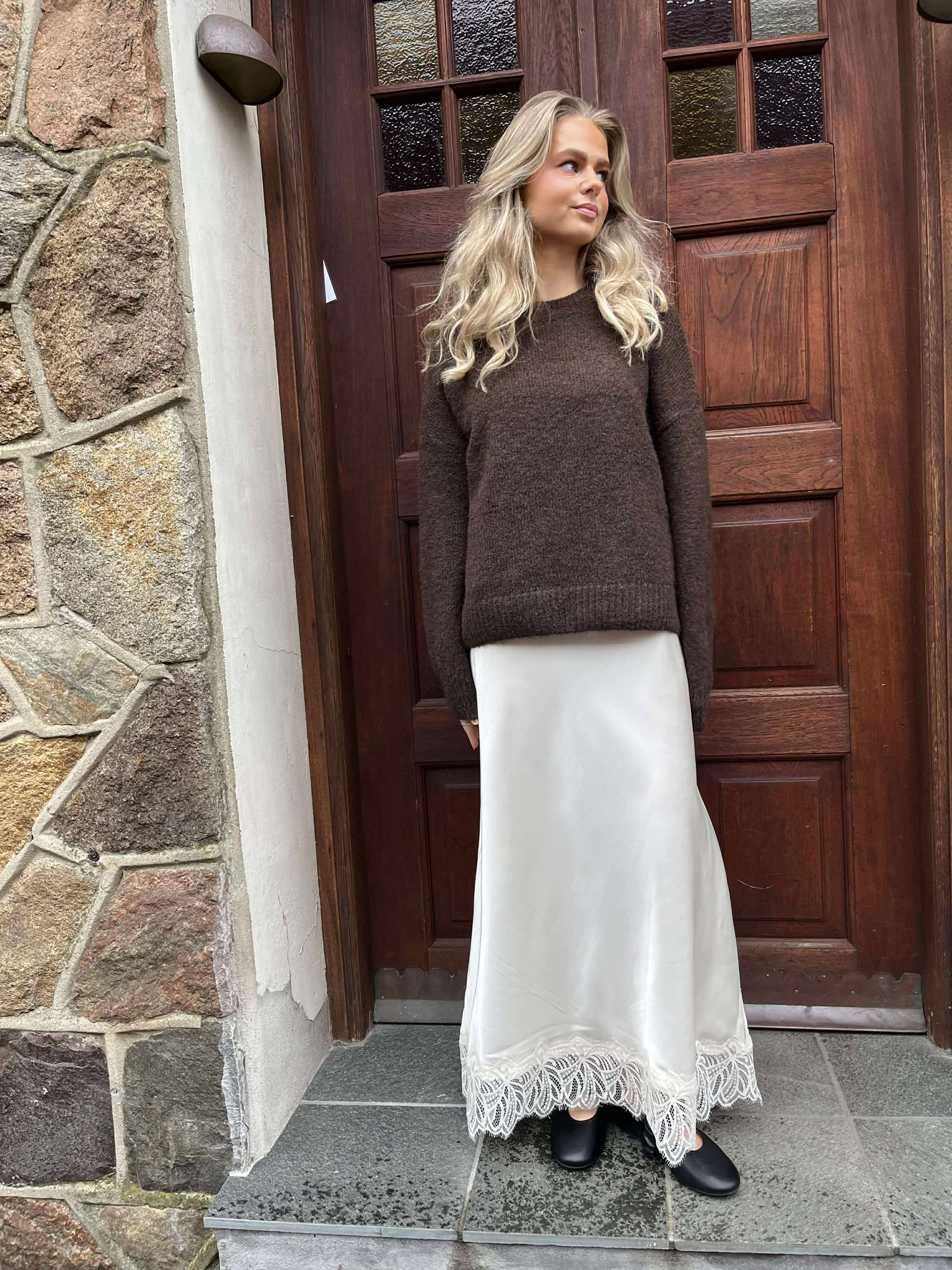 VILEA Long Skirt - Birch