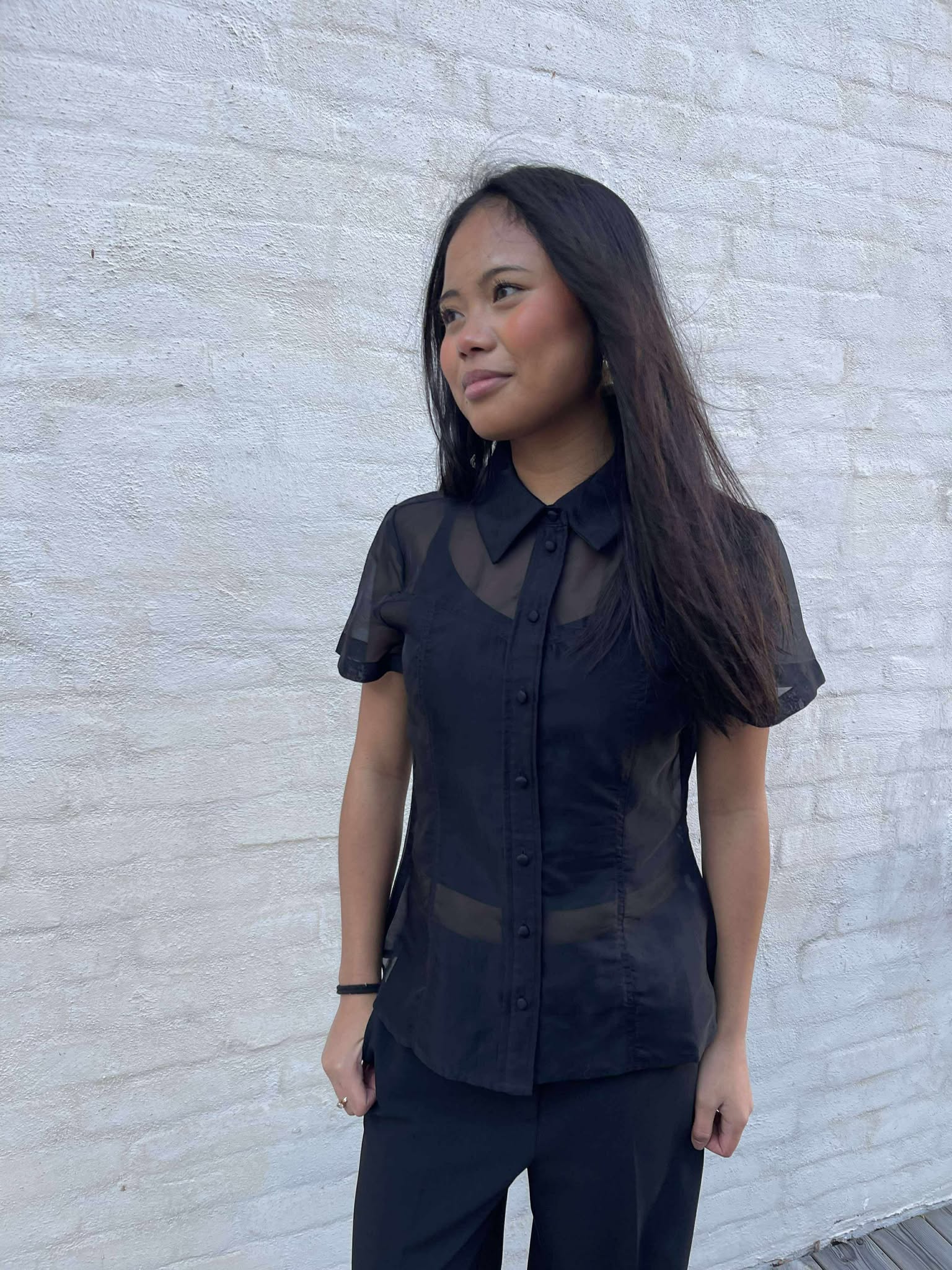 PCNULLE Shirt - Black