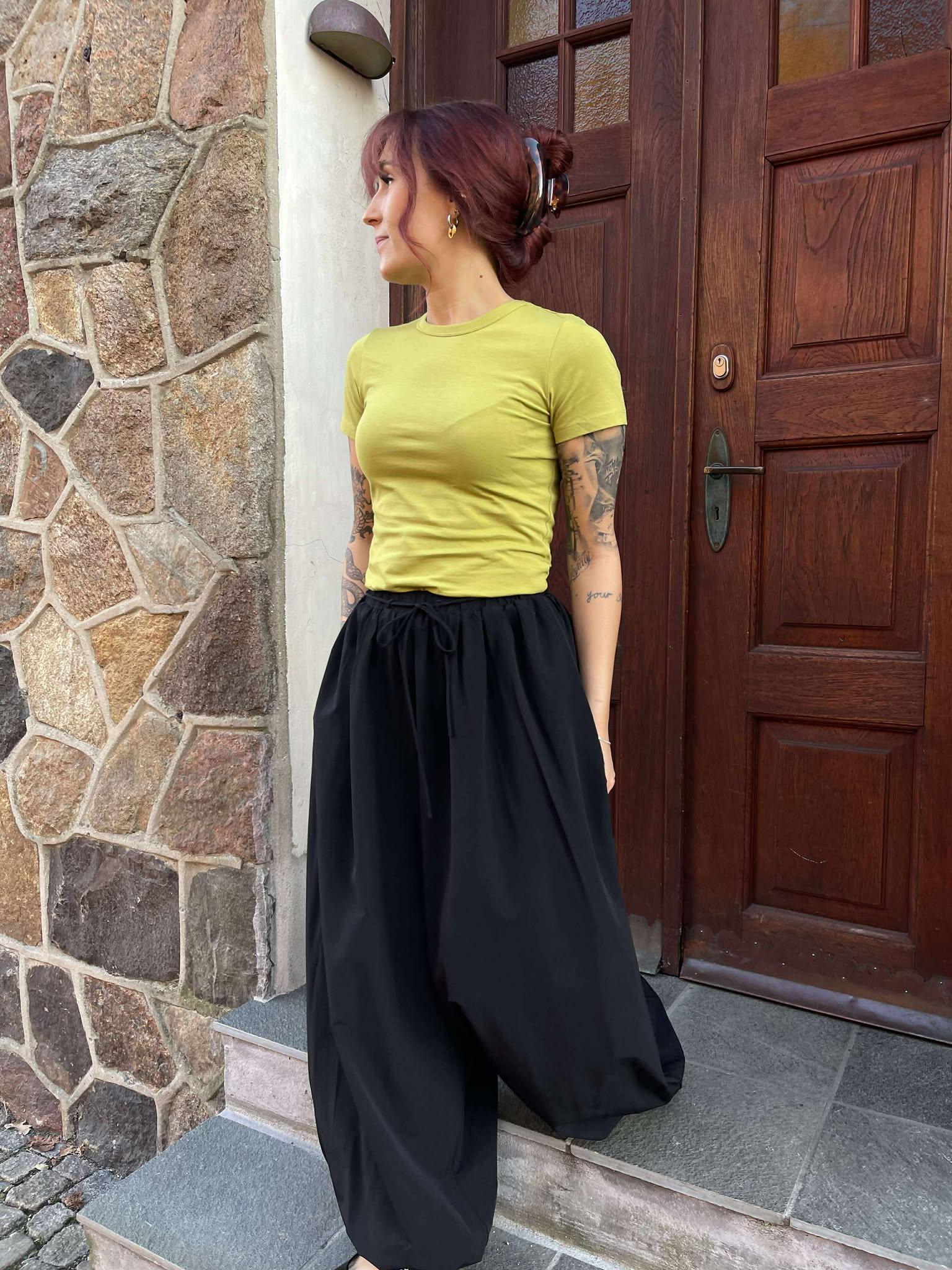 YASTHIA Trousers - Black