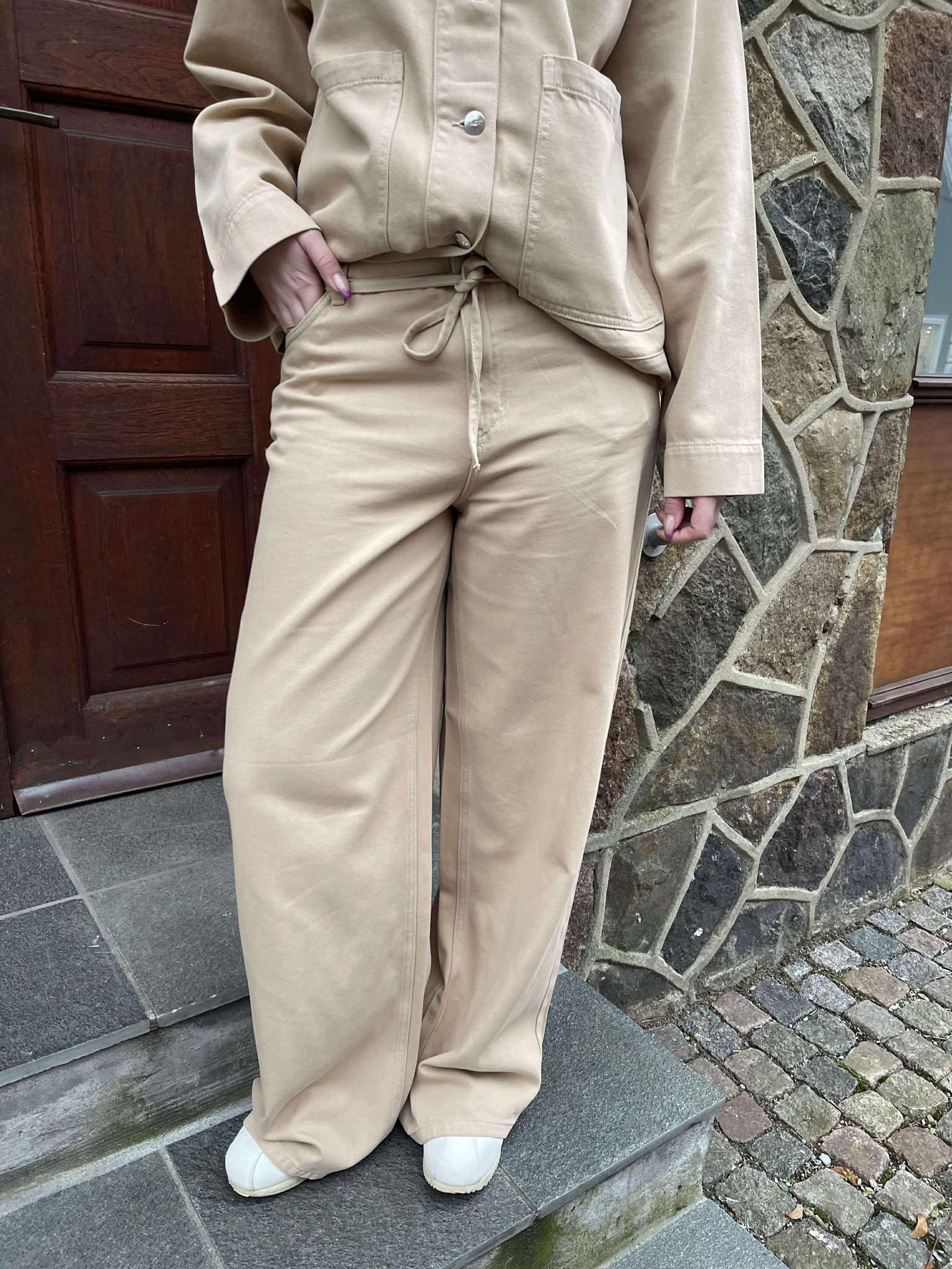 OBJROSIE Jeans - Humus