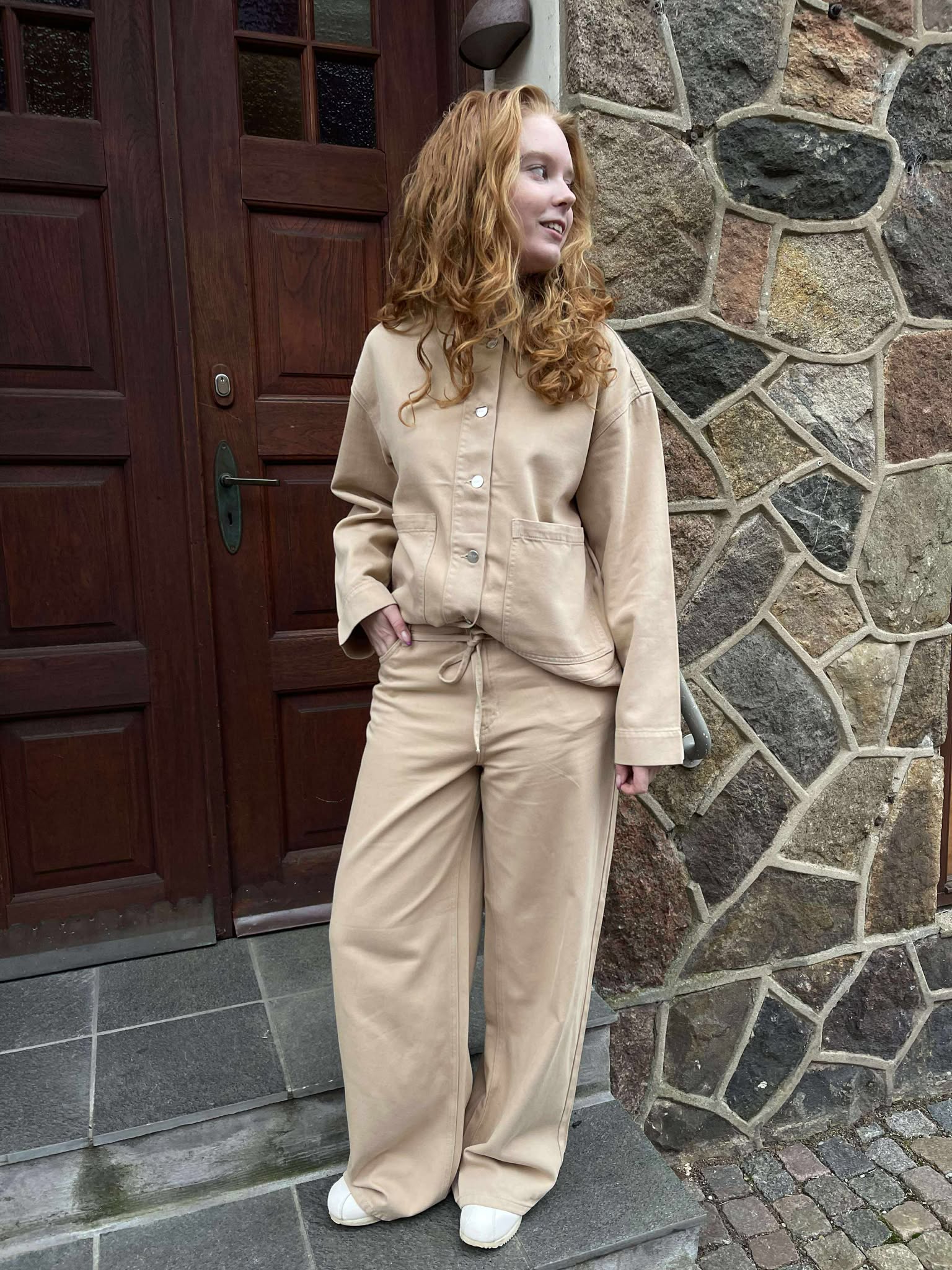 OBJROSIE Jeans - Humus