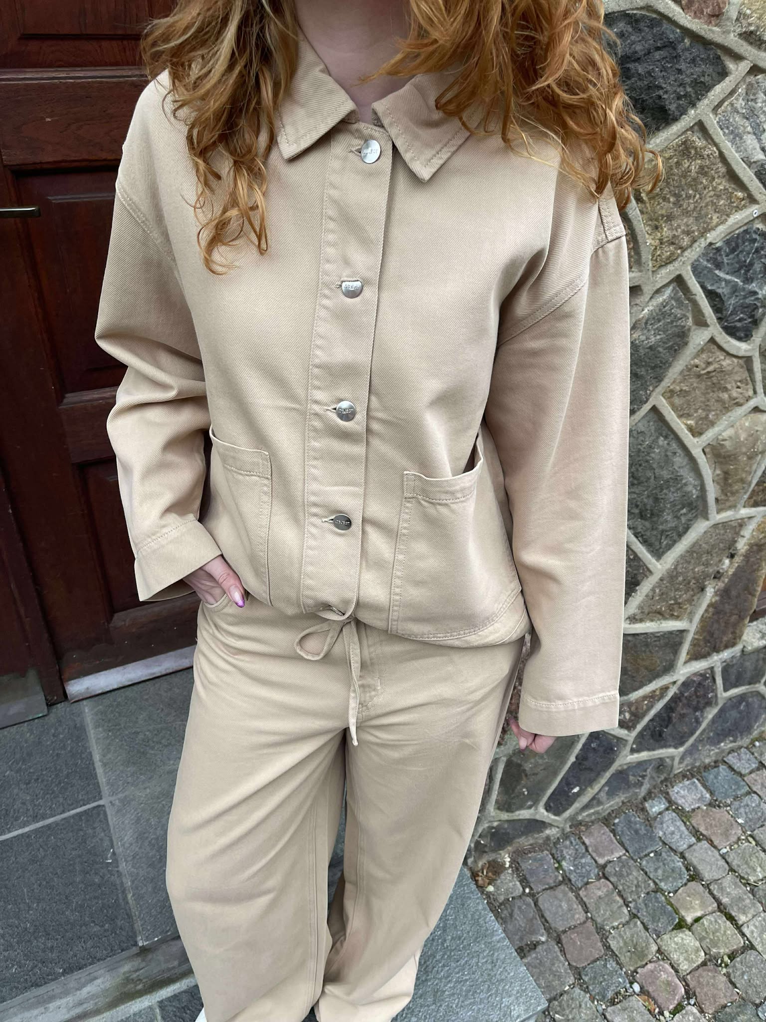 OBJROSIE Denim Shirt - Humus