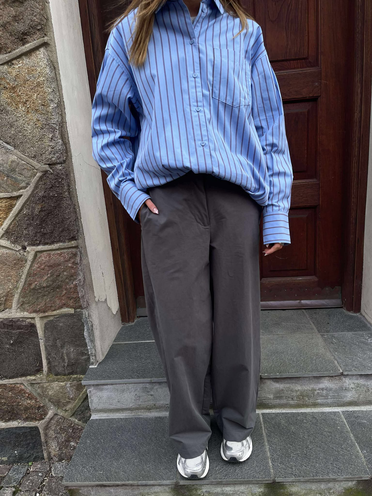 VIELVIRA Trousers - Dark Grey