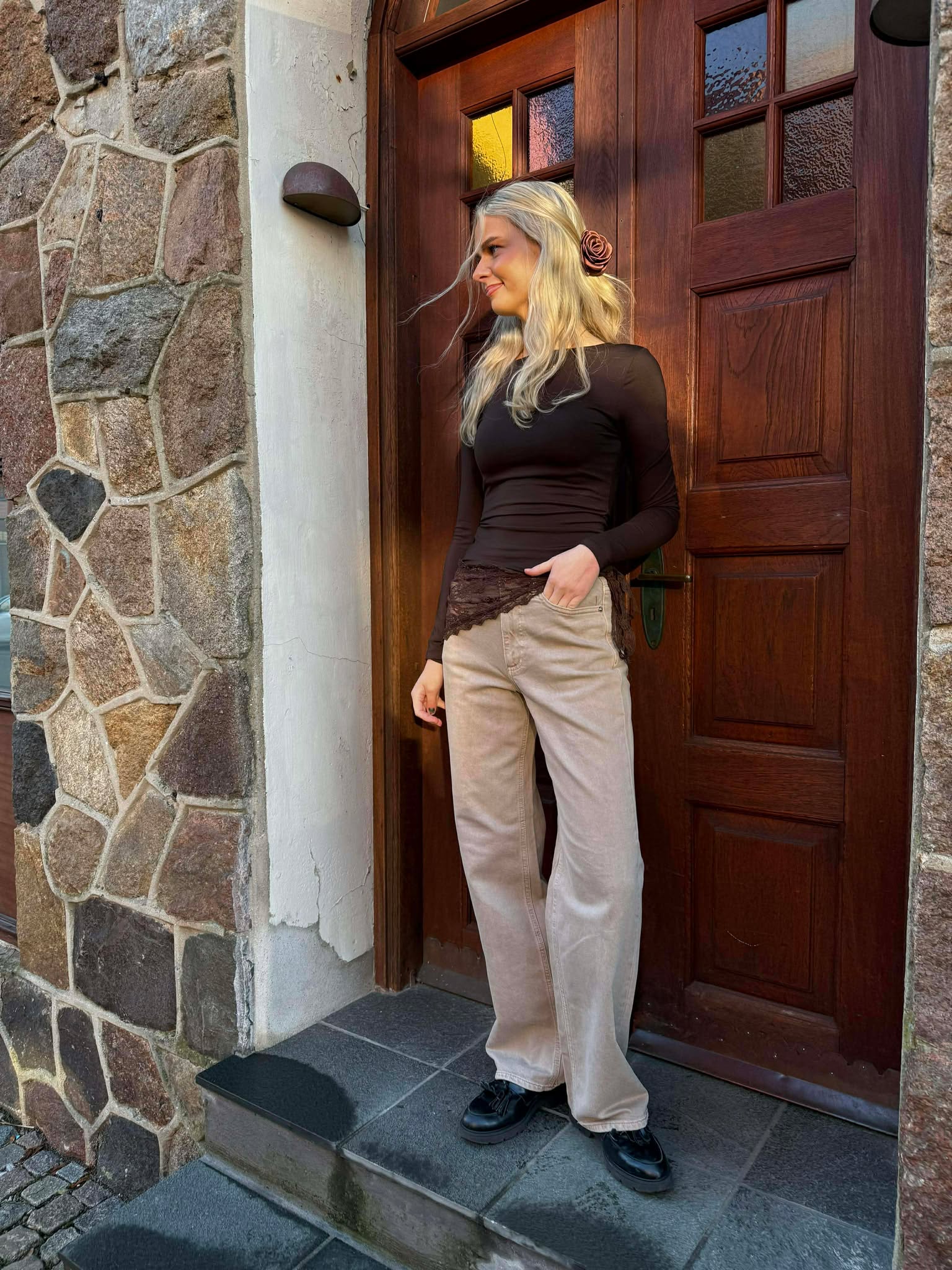 VMTESSA Jeans - Silver Mink