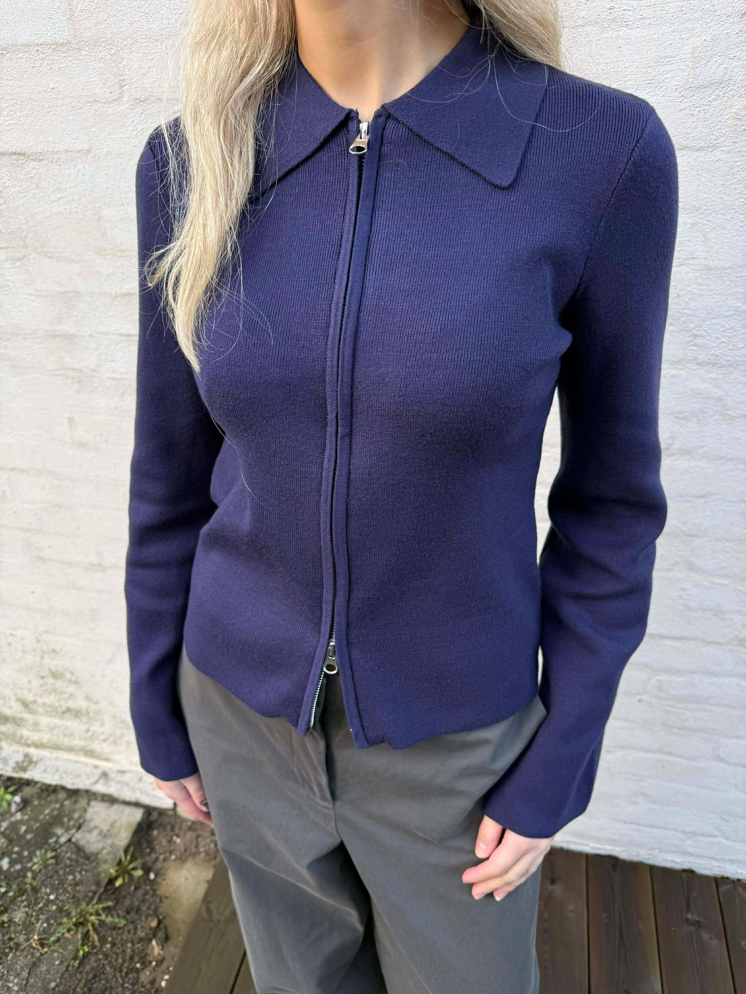 AWHANNA Knit Cardigan - Eclipse