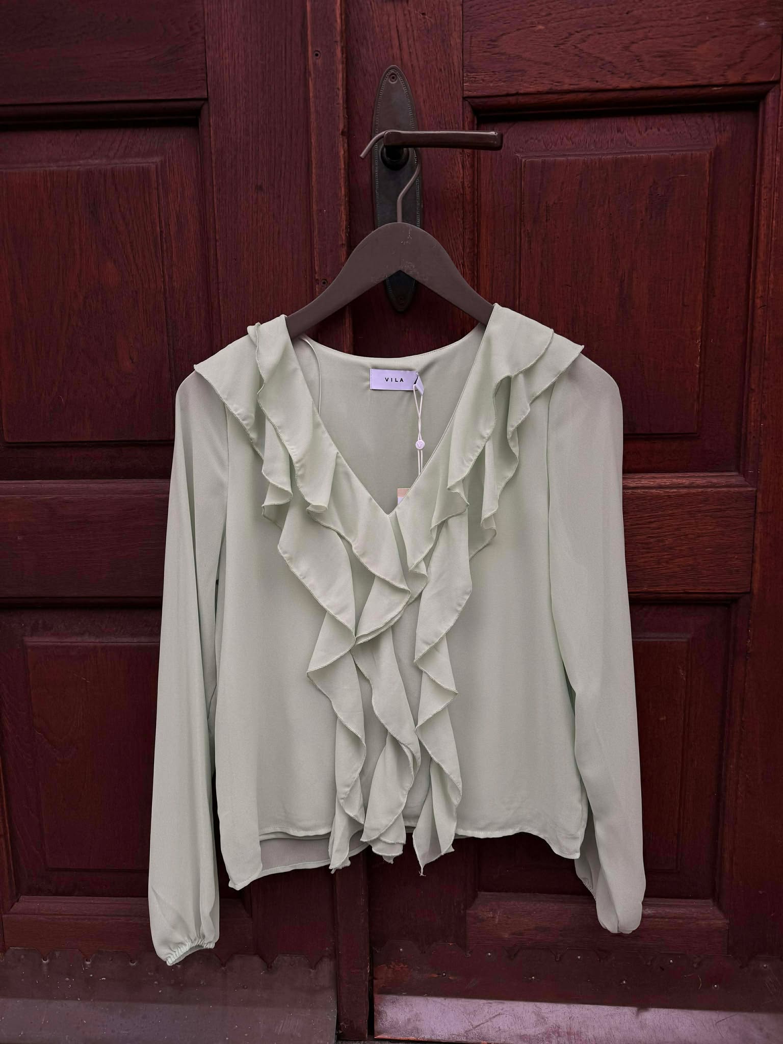 VIANE Top - Smoke Green