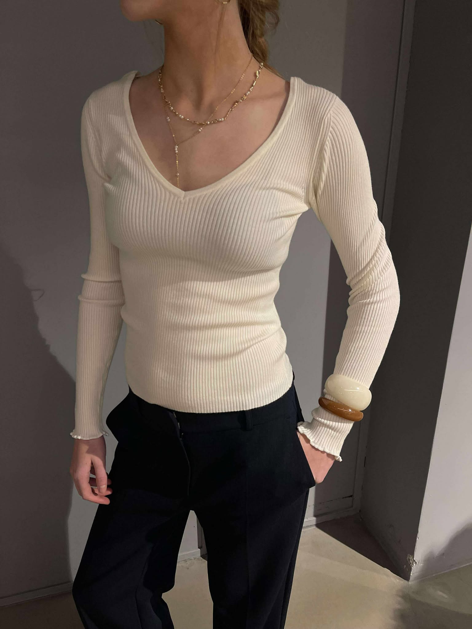 JXLINN Pullover - Vanilla Ice