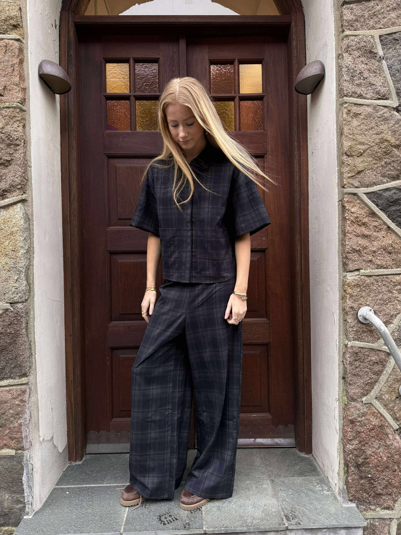 VISINA Trousers - Navy Blazer