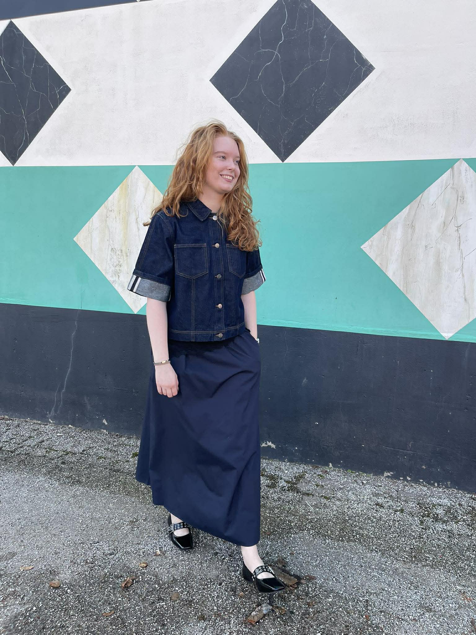ROUMARTINE Denim Shirt - Dark Blue Denim