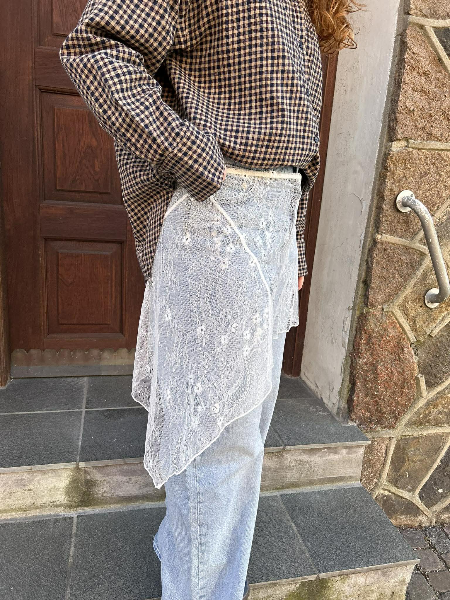 NMIDA Short Skirt - Bright White