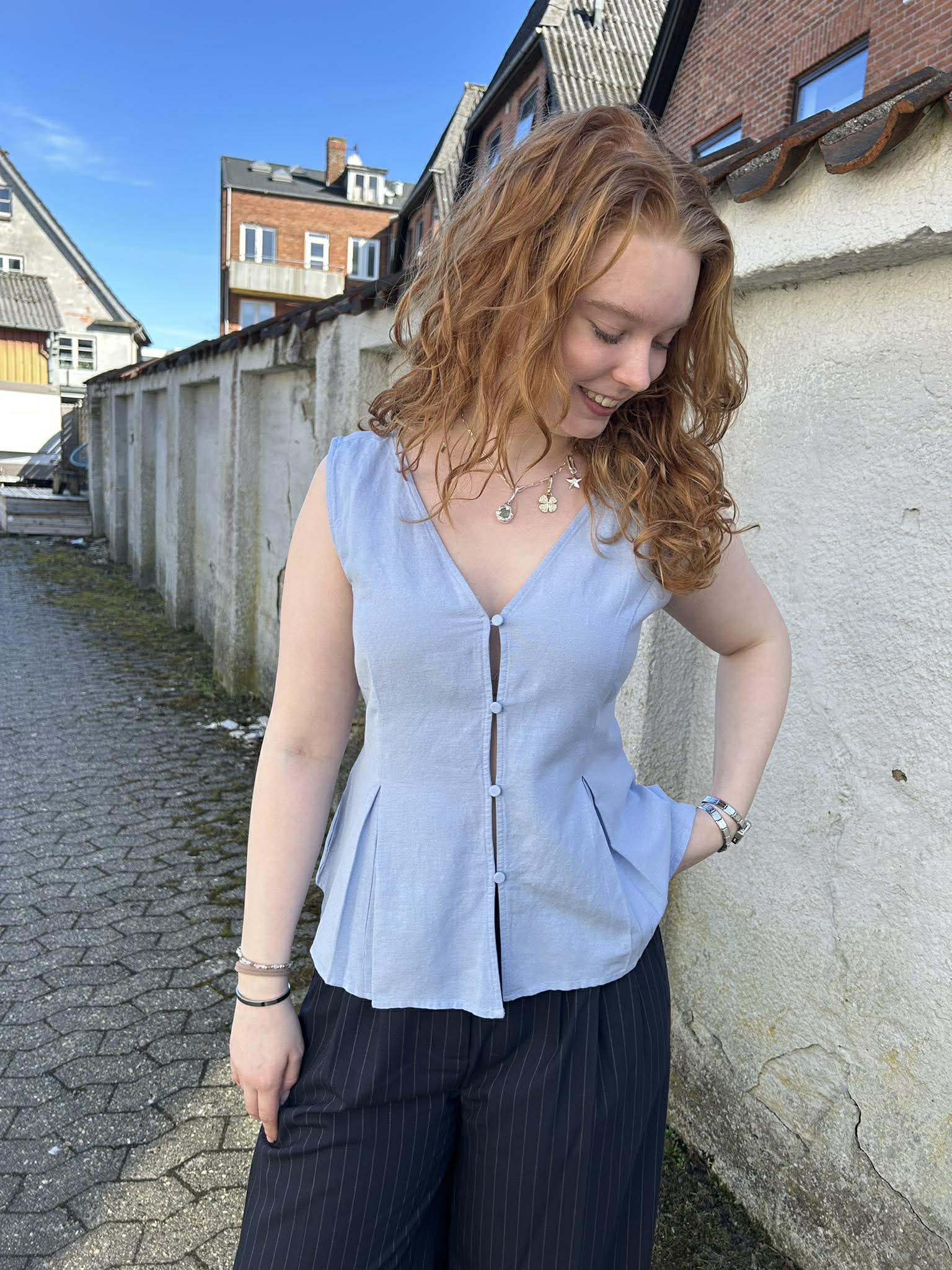 AWALISA Top - Brunnera Blue