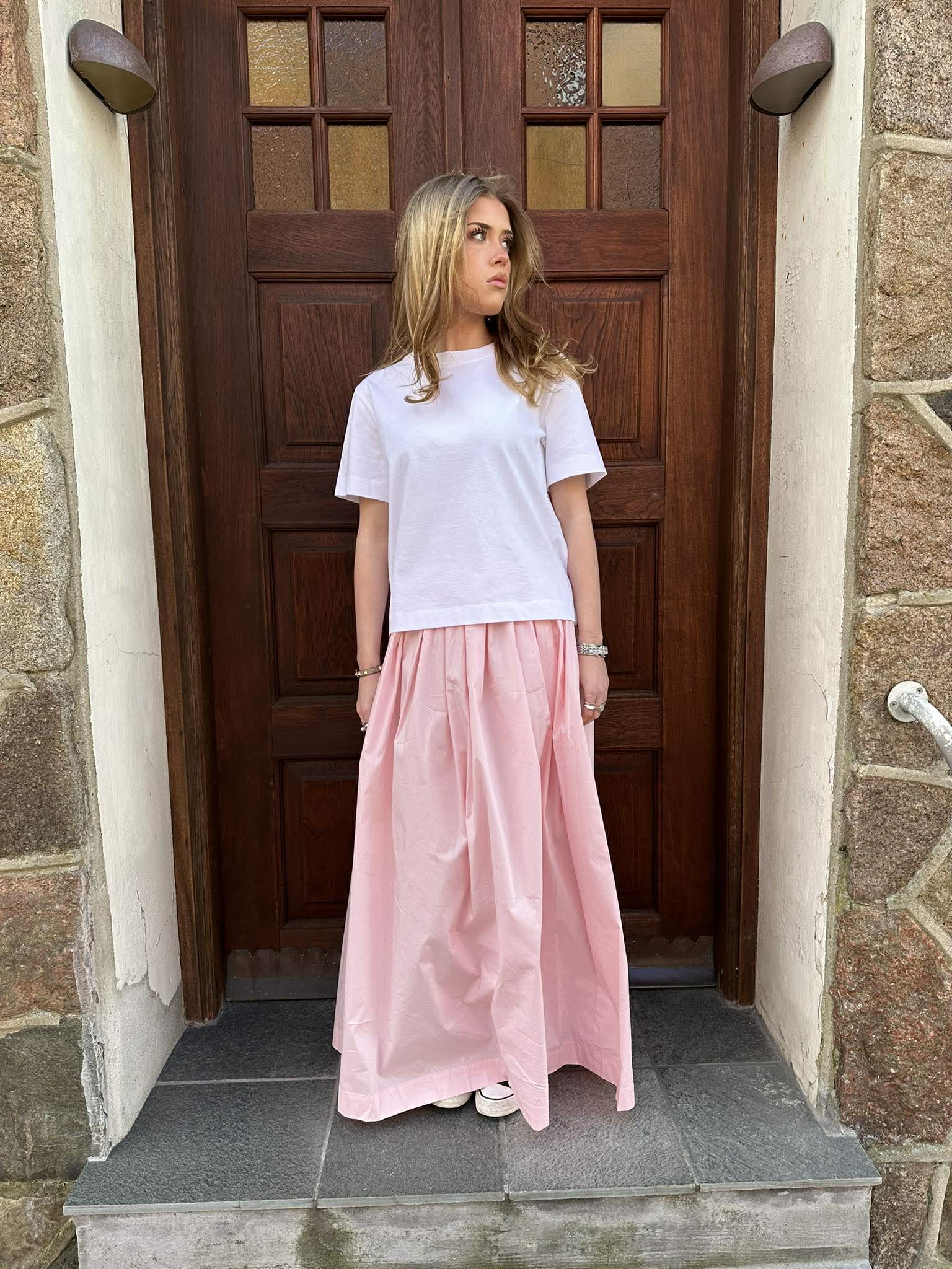OBJPAIGE Long Skirt - Pale Lilac