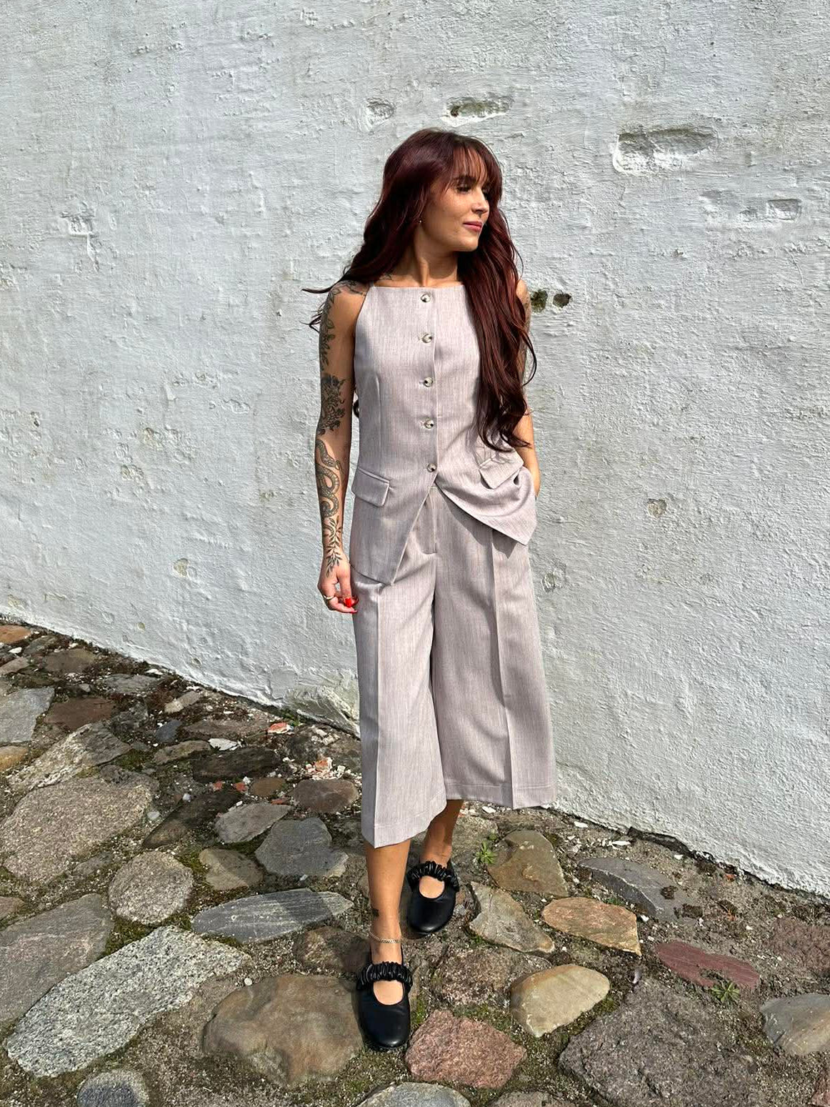 OBJIVALO Tailored Waistcoat - Morel