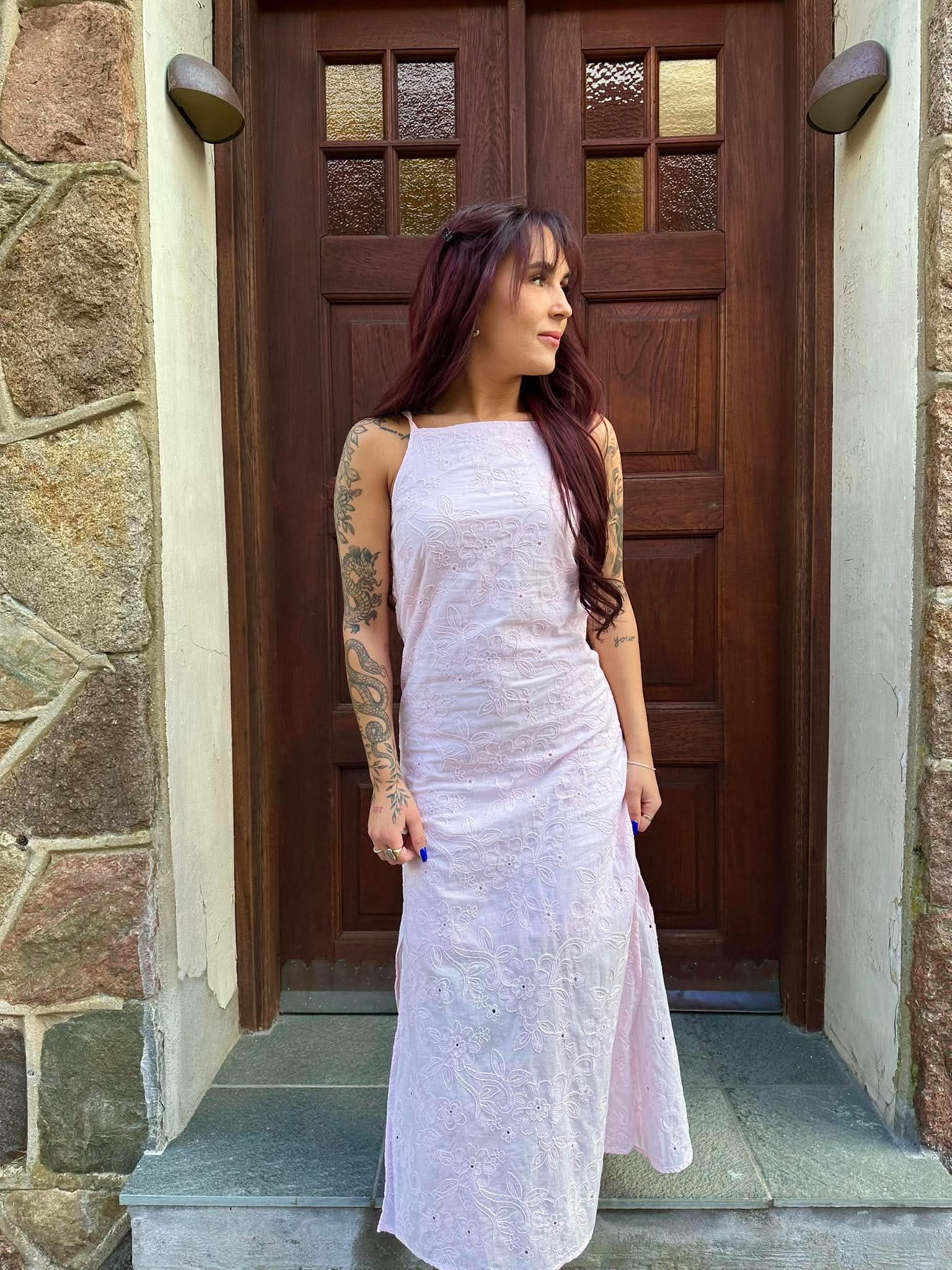 PCGINGER Long Dress - Cradle Pink